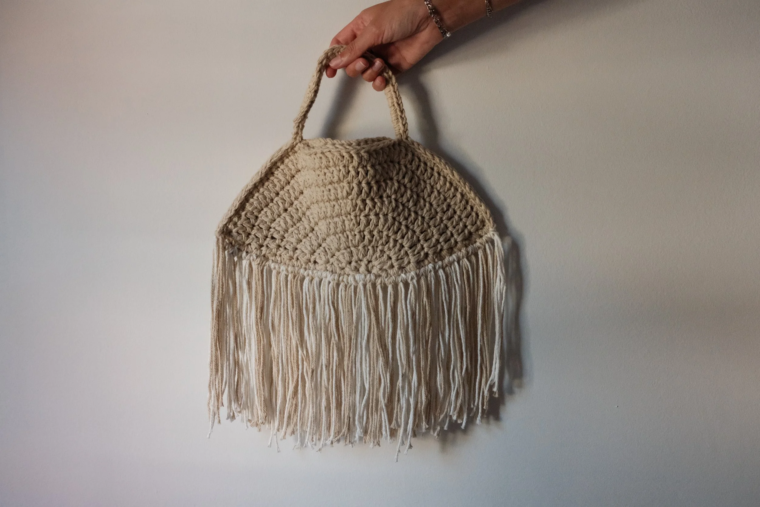 Fringe Bag - mini tan