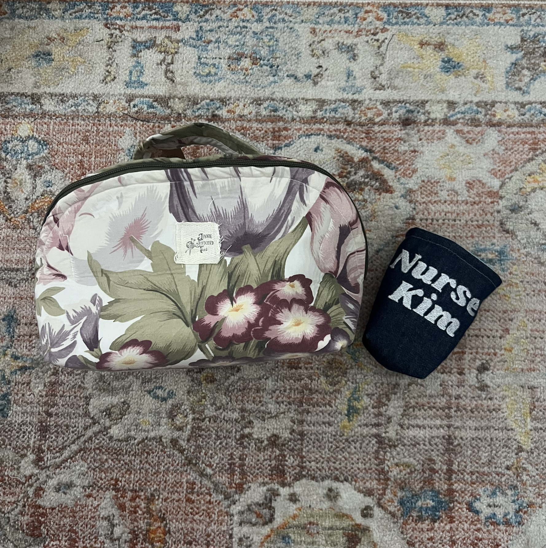 Custom Order - koozie and laurel bag
