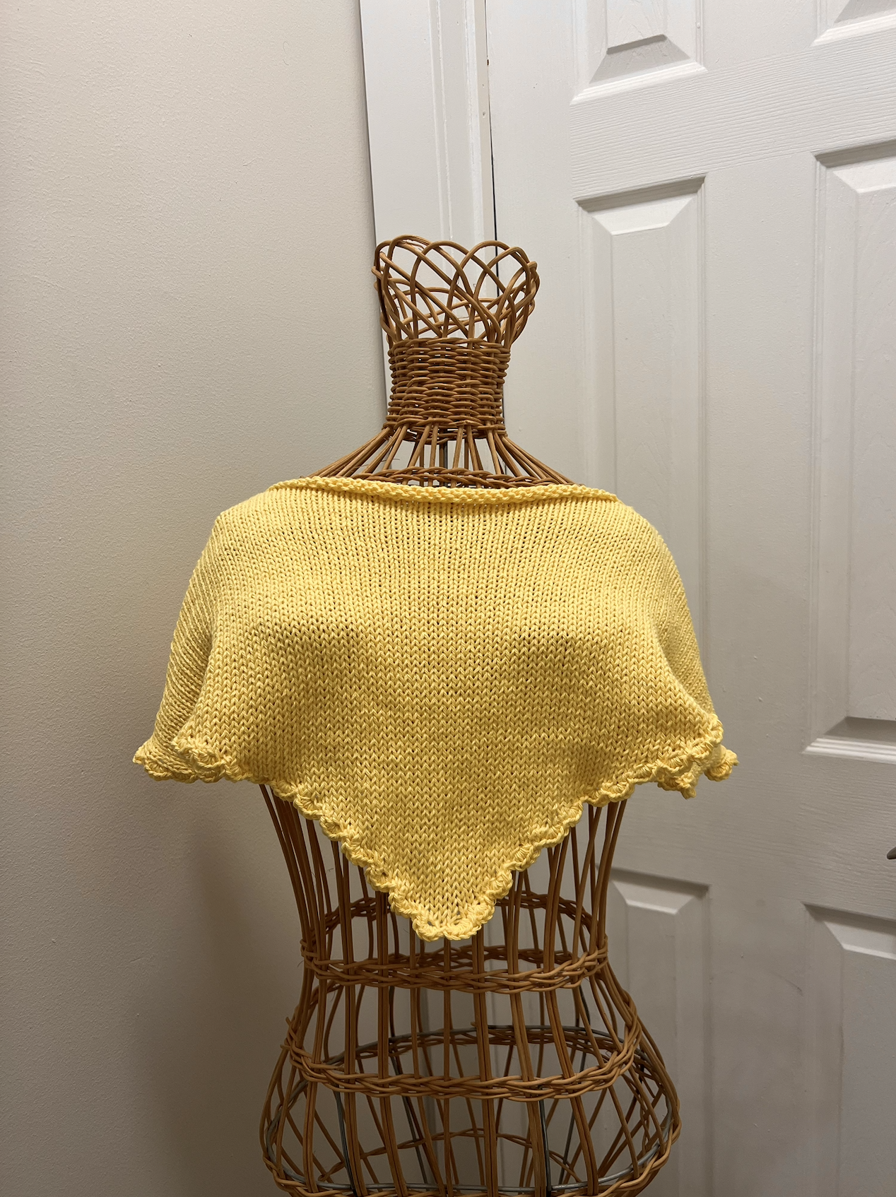 Yellow Triangle Poncho