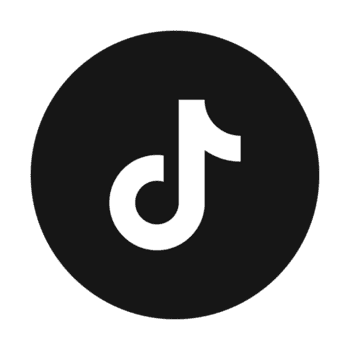 TikTok logo on a black background.