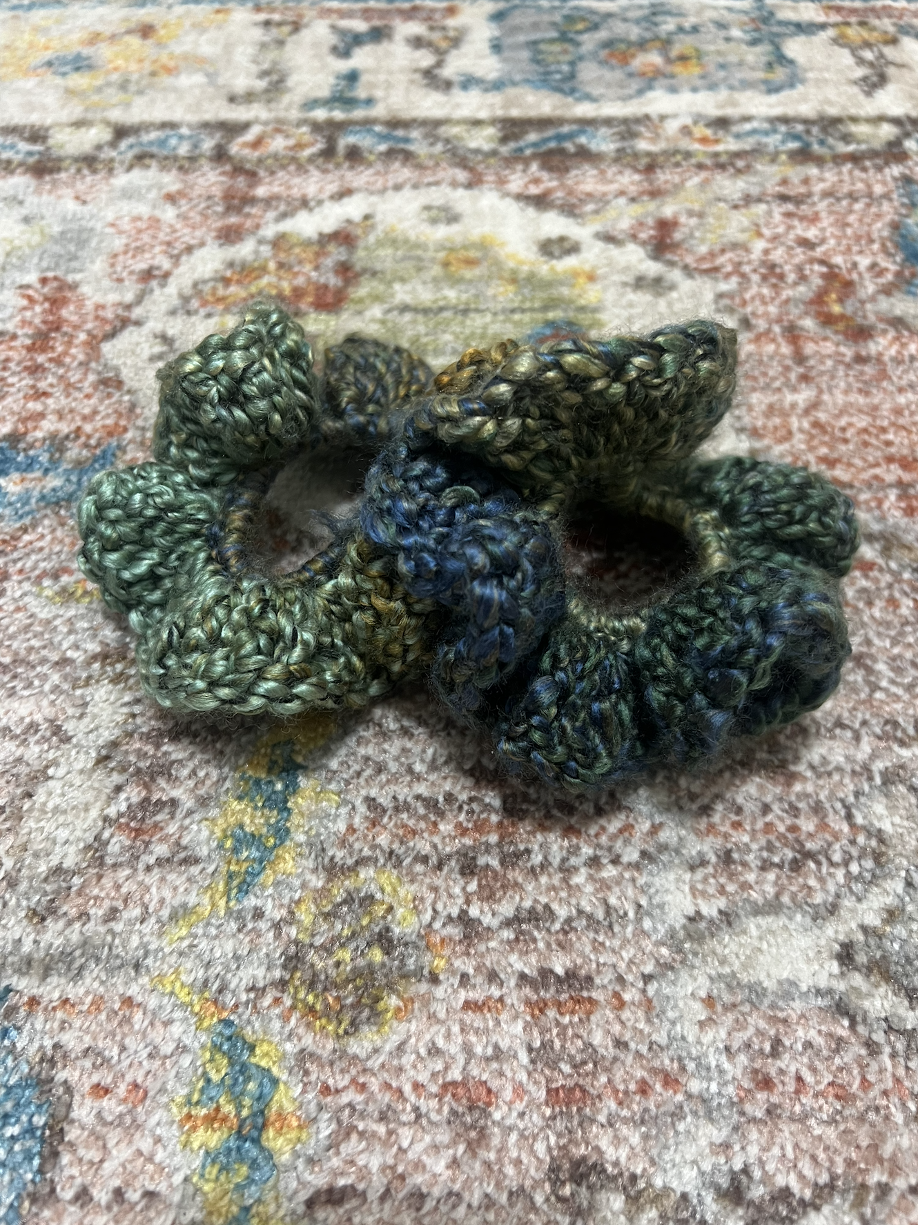 Scrunchie - moss ombre