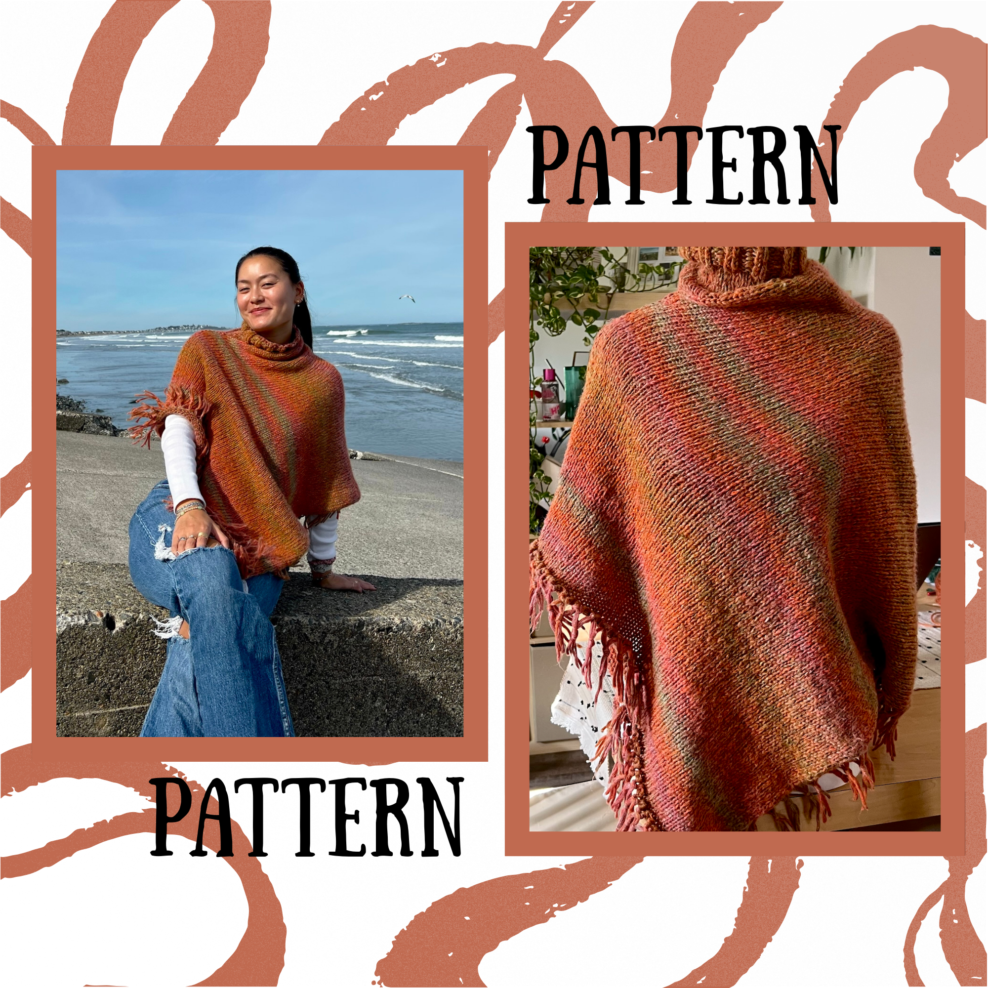 Hillside Poncho Pattern