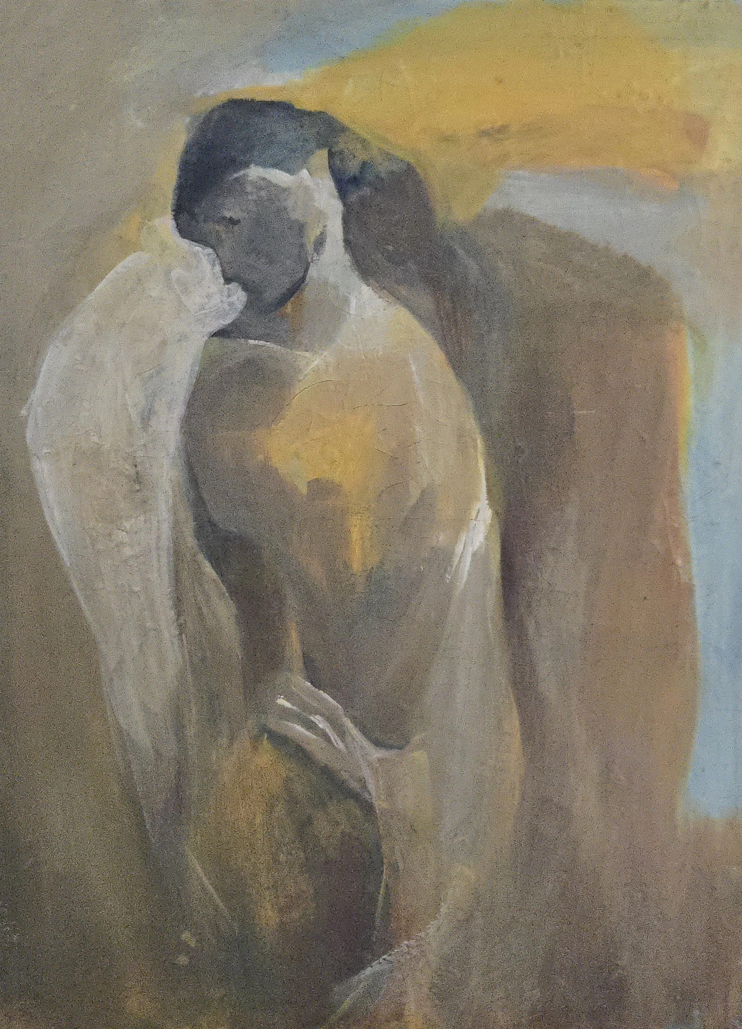 M K Bardhan Oil-009: Oil, 36 x 48 inches