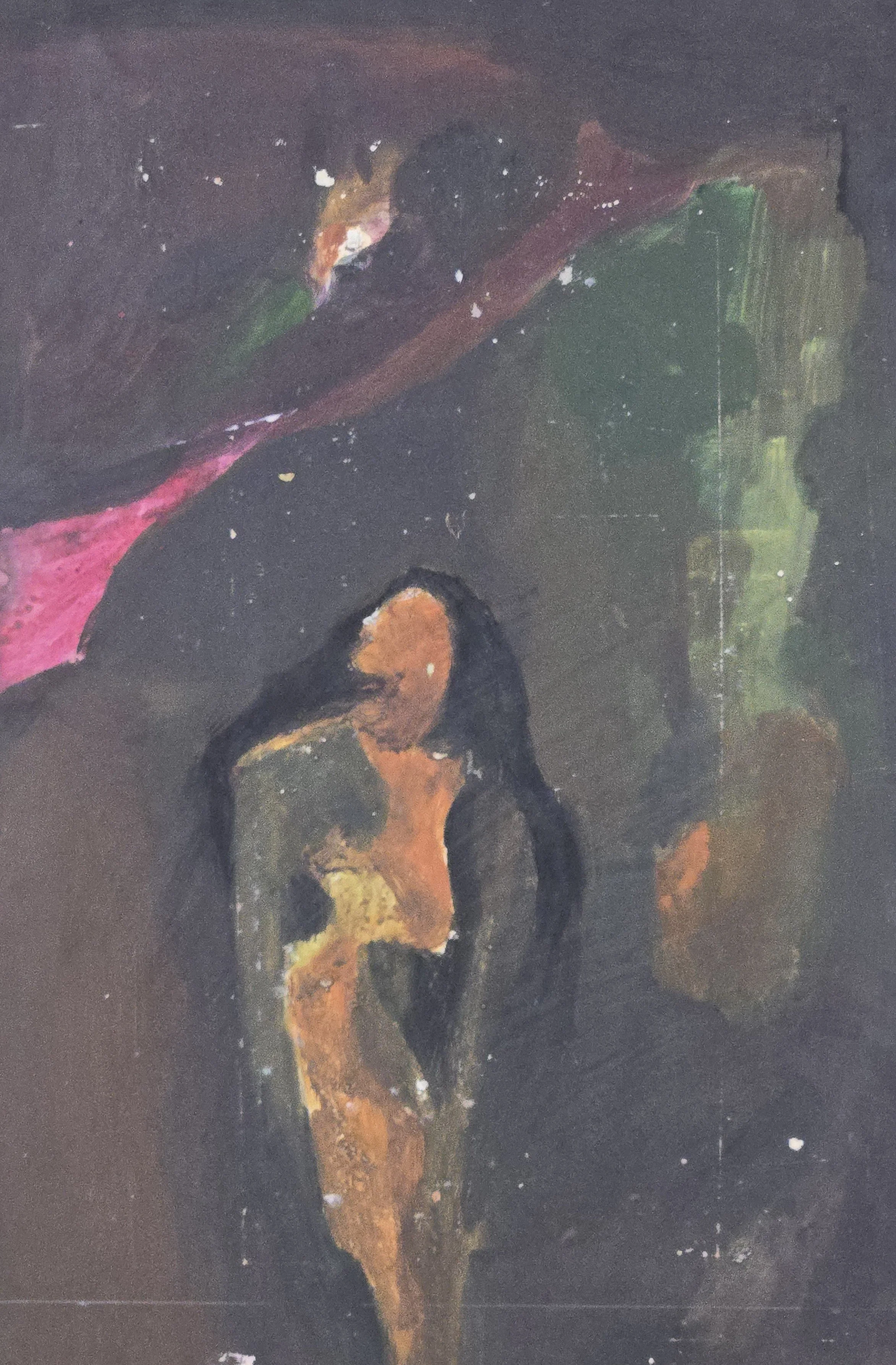 M K Bardhan Acrylic-016: Acrylic, 14 x 22 inches