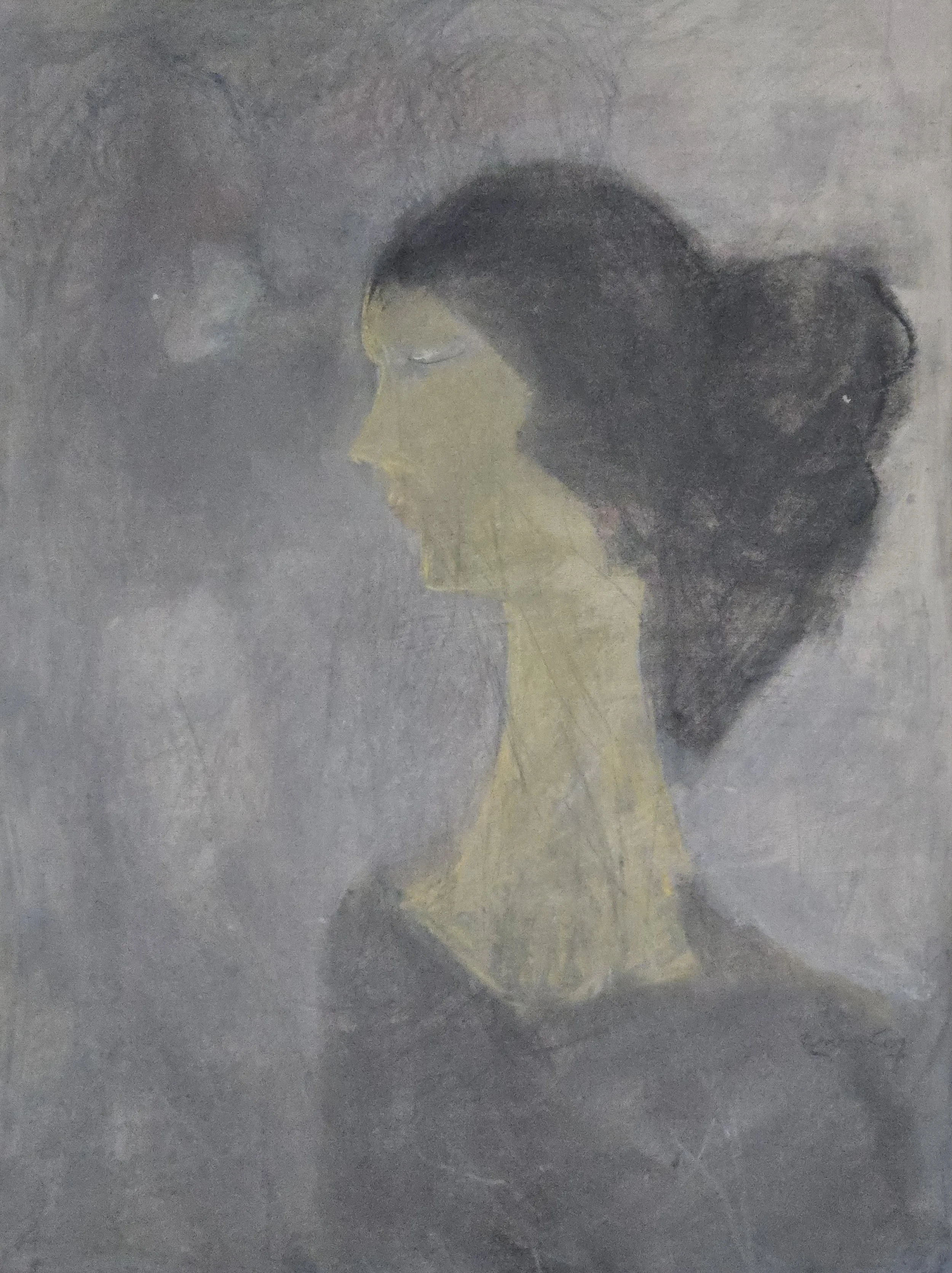 M K Bardhan Pastel-007: Pastel, 20 x 26 inches, 2007