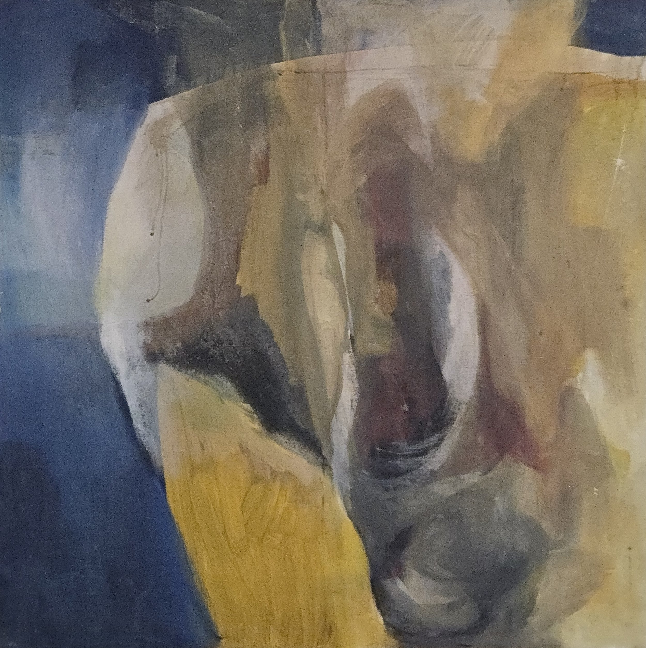 M K Bardhan Oil-016: Oil, 36 x 36 inches