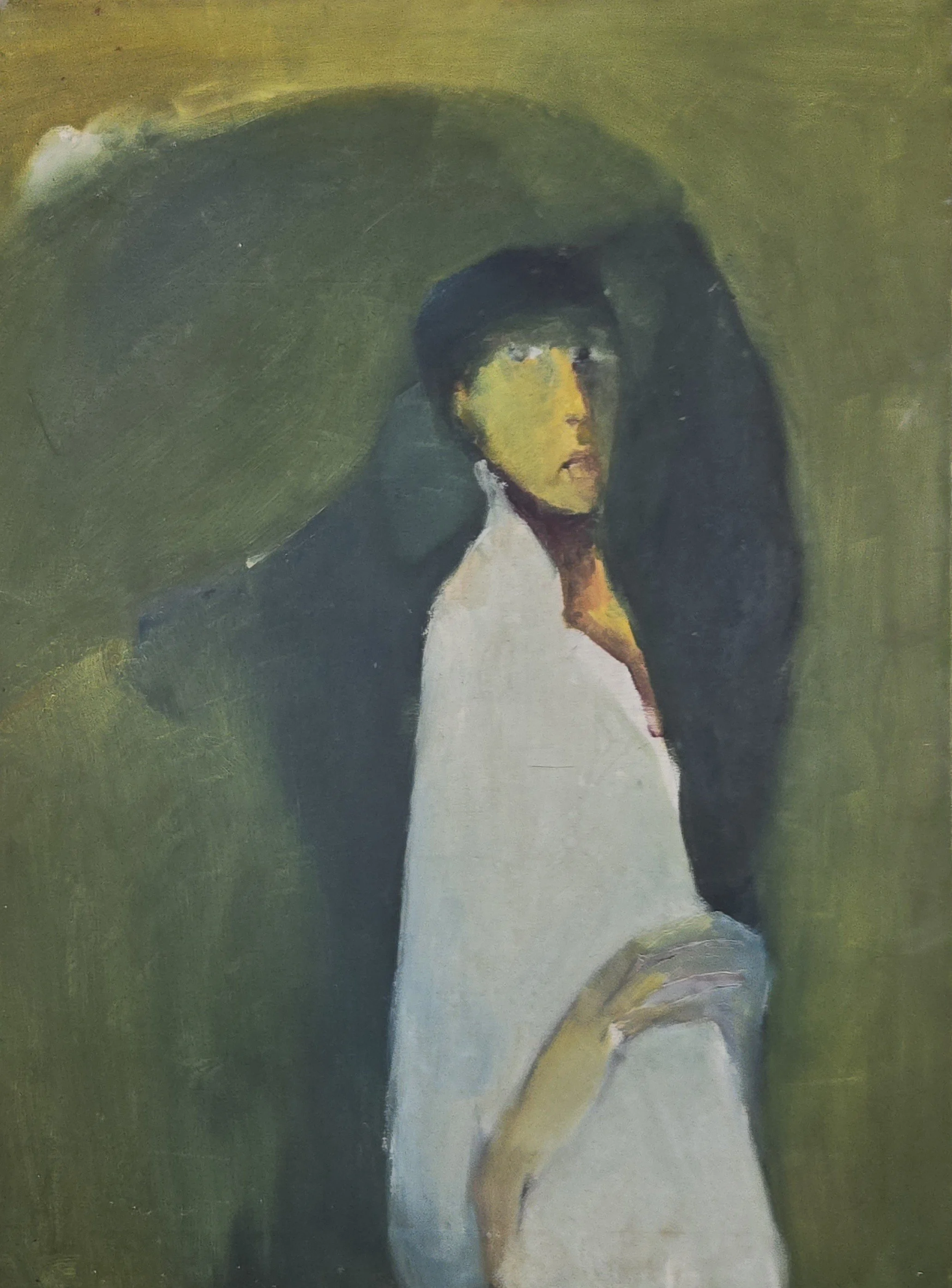 M K Bardhan Oil-006: Oil, 24 x 32 inches