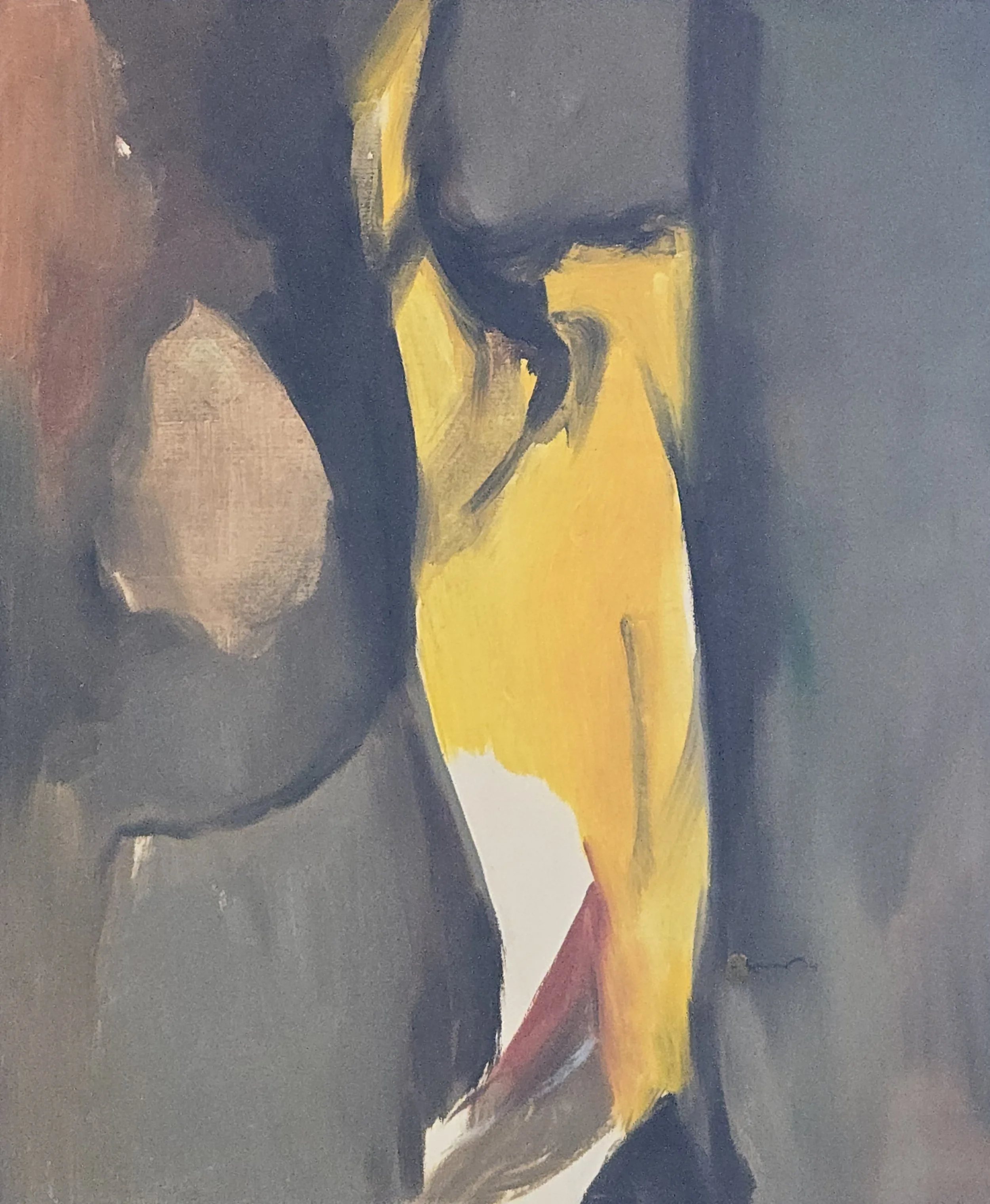 M K Bardhan Oil-029: Oil, 30 x 36 inches, 1994
