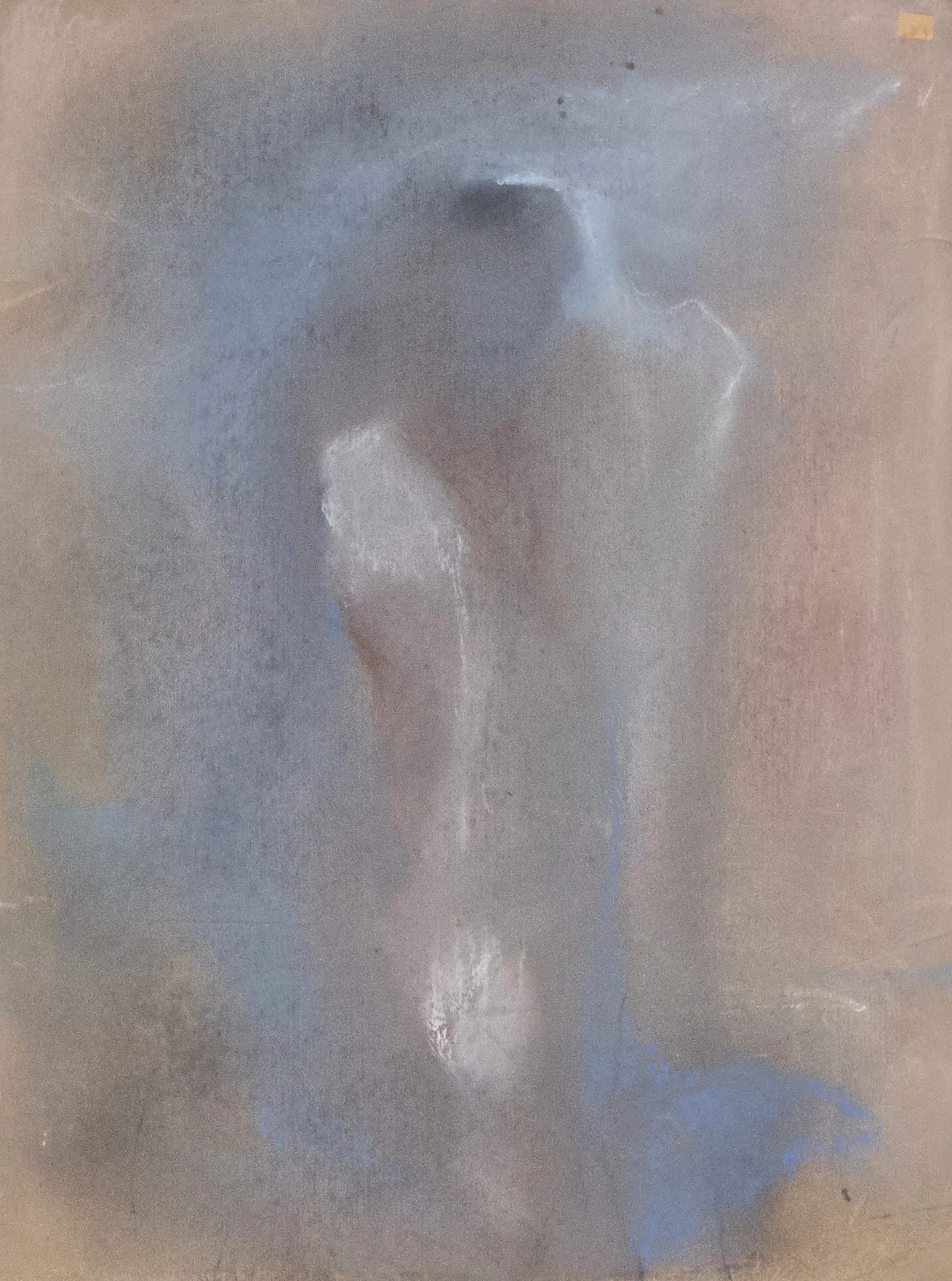 M K Bardhan Pastel-046: Pastel, 18 x 24 inches