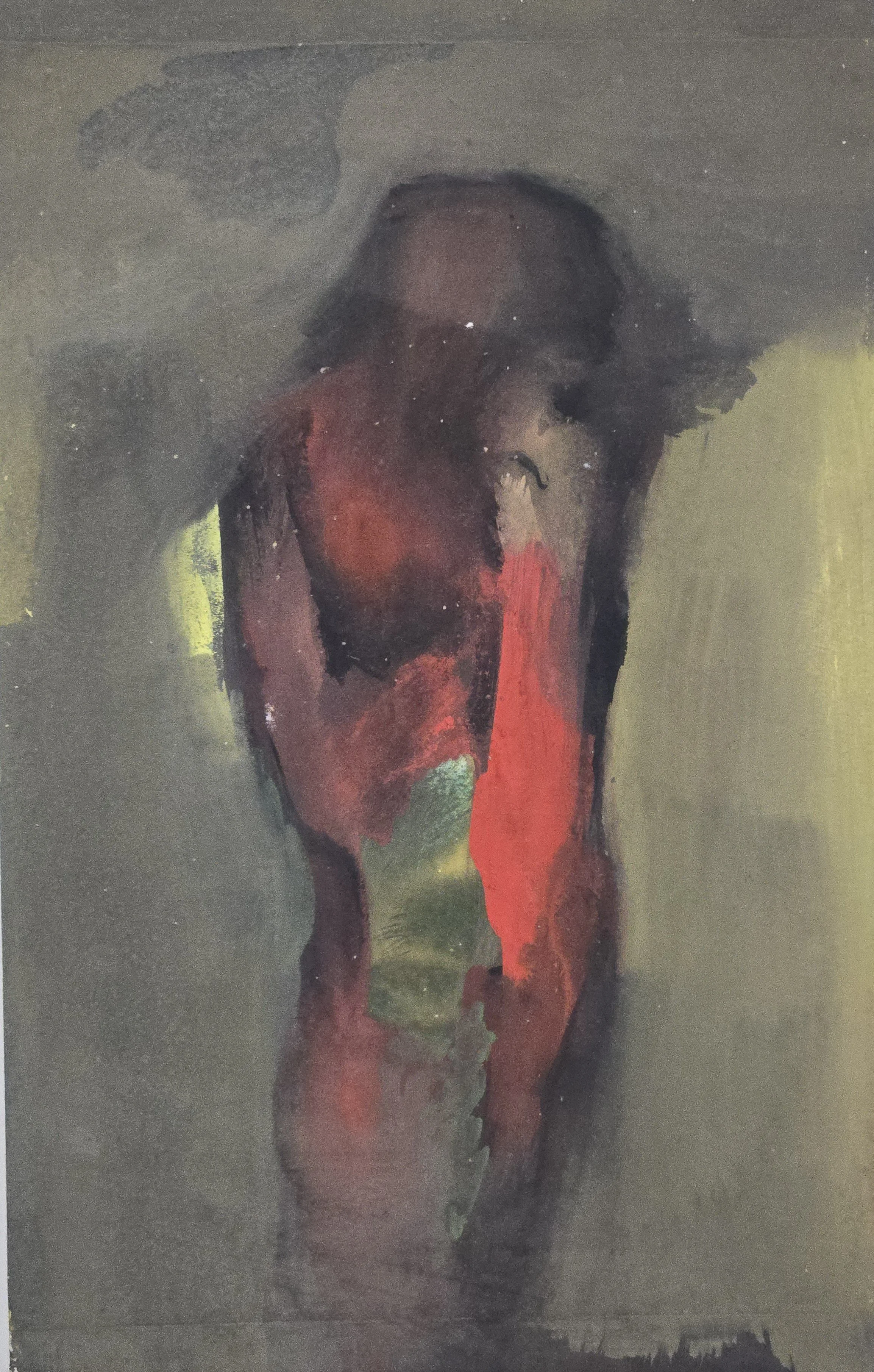 M K Bardhan Acrylic-013: Acrylic, 15 x 24 inches