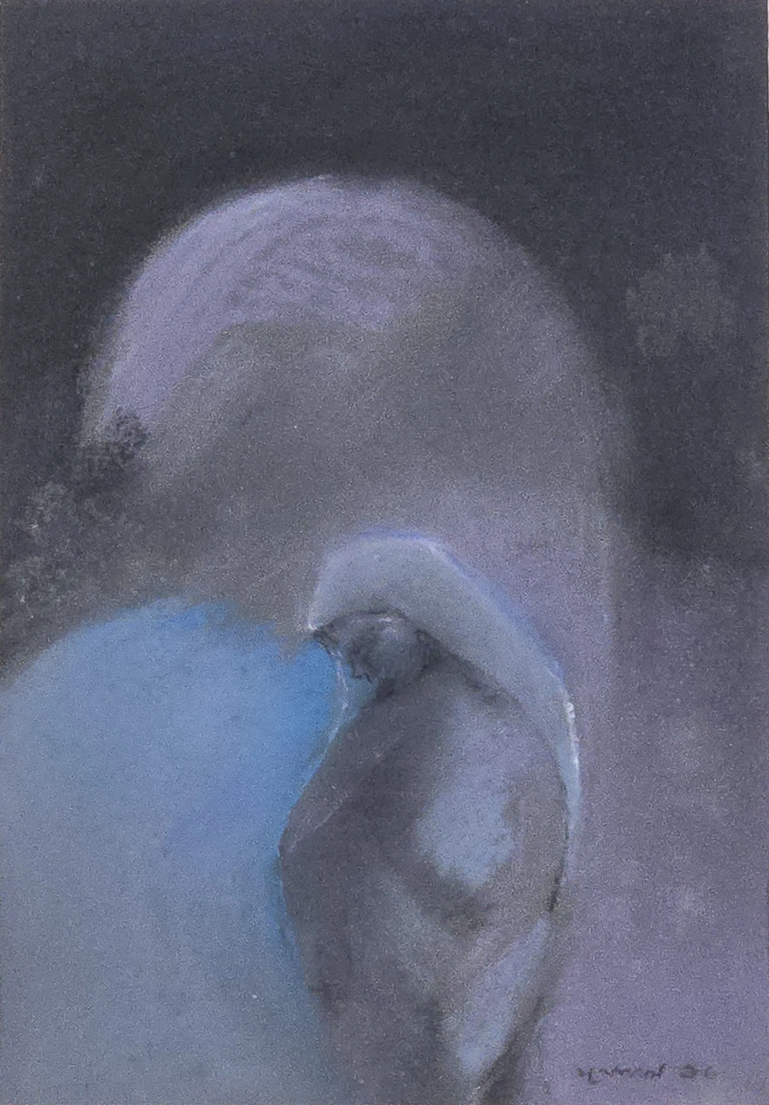 M K Bardhan Pastel-037: Pastel, 11 x 14 inches, 1996