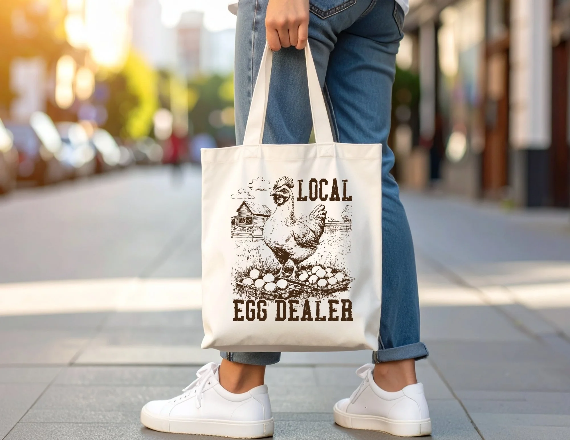 Local Egg Dealer Tote Bag