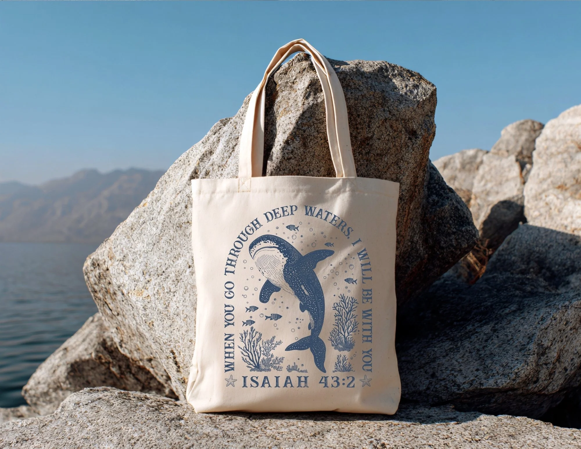 Whale Tote Bag