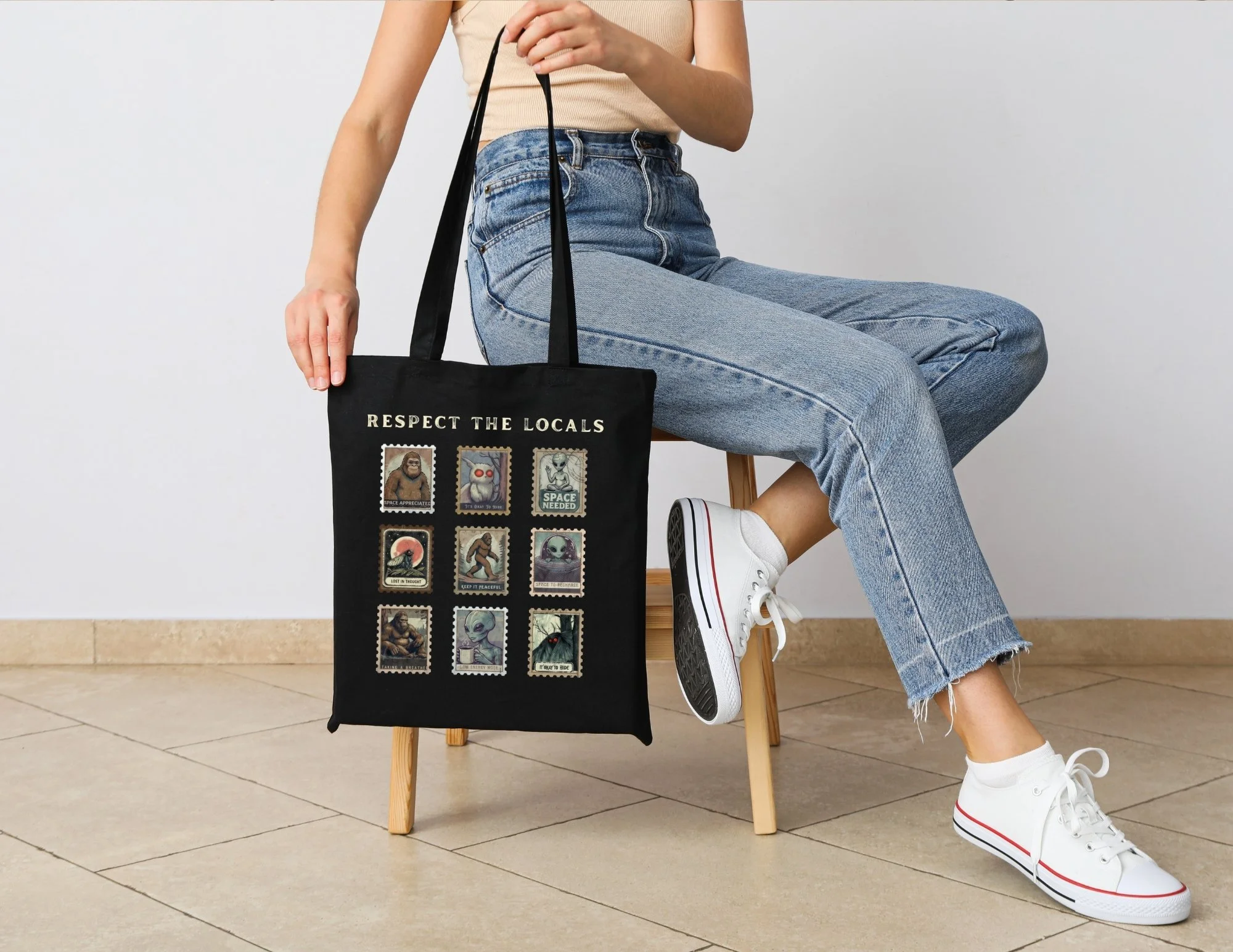 Respect The Local Crypt-ids Tote Bag