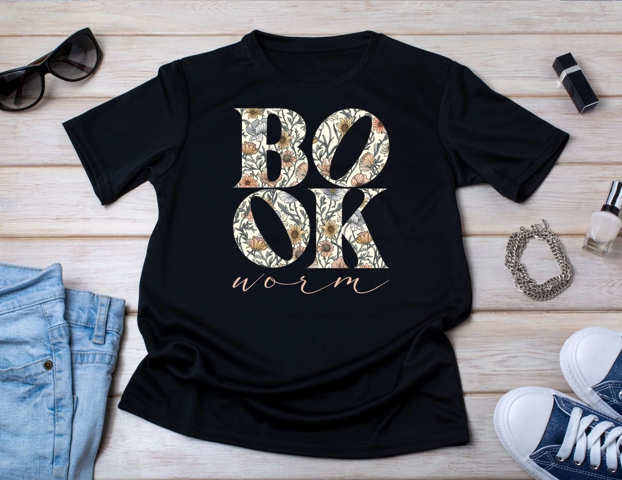 Book Worm Tee