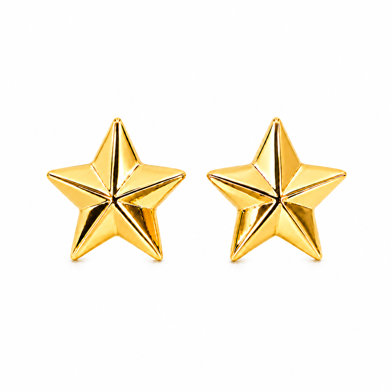 Golden Star Ohrstecker