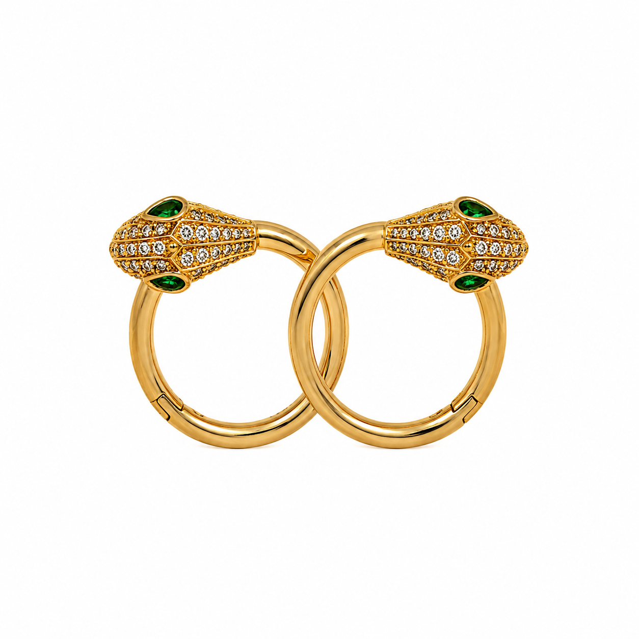 Golden Serpent Ohrringe