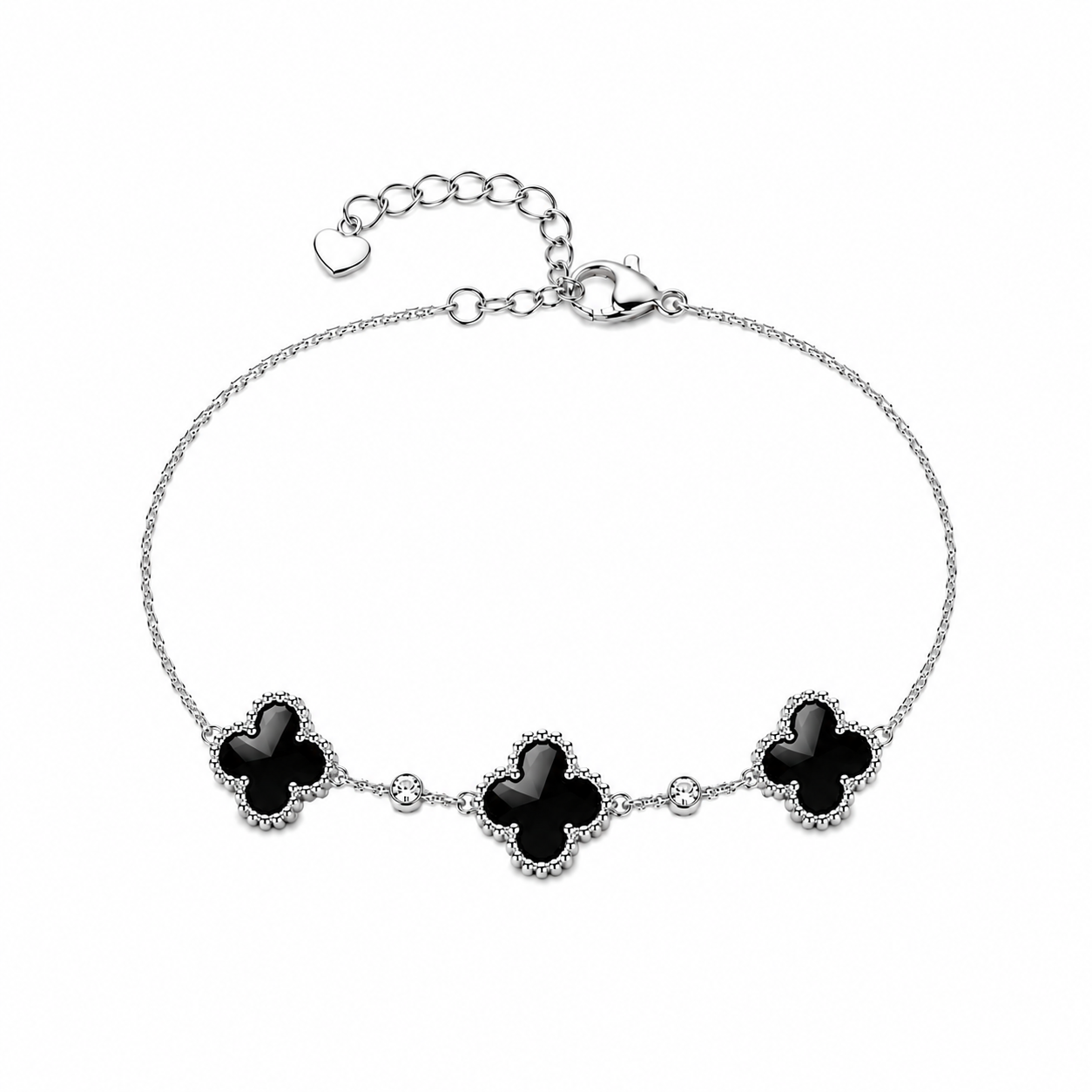 ONYX Clover Armband
