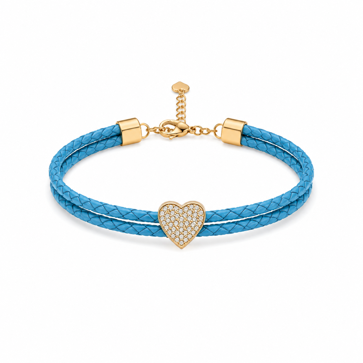 Blue Heart Bracelet