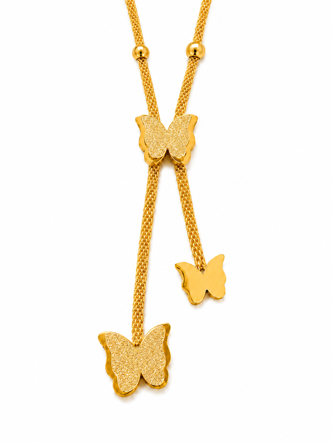 Butterfly Halskette Gold