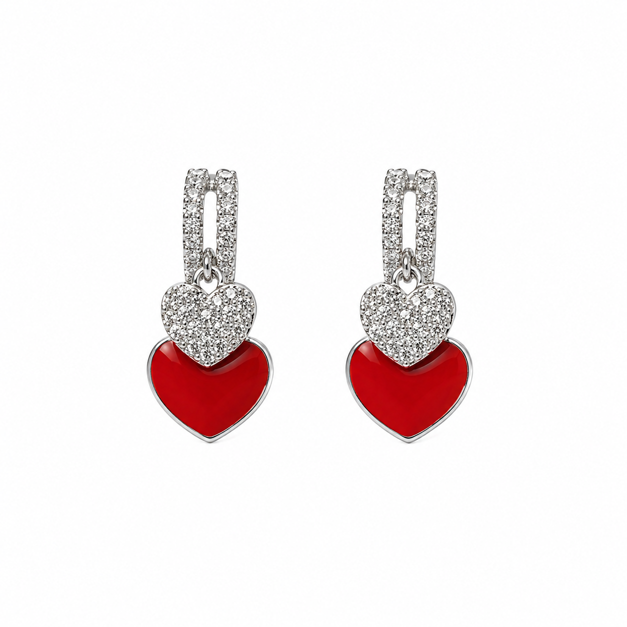 Sparkle Heart Ohrringe