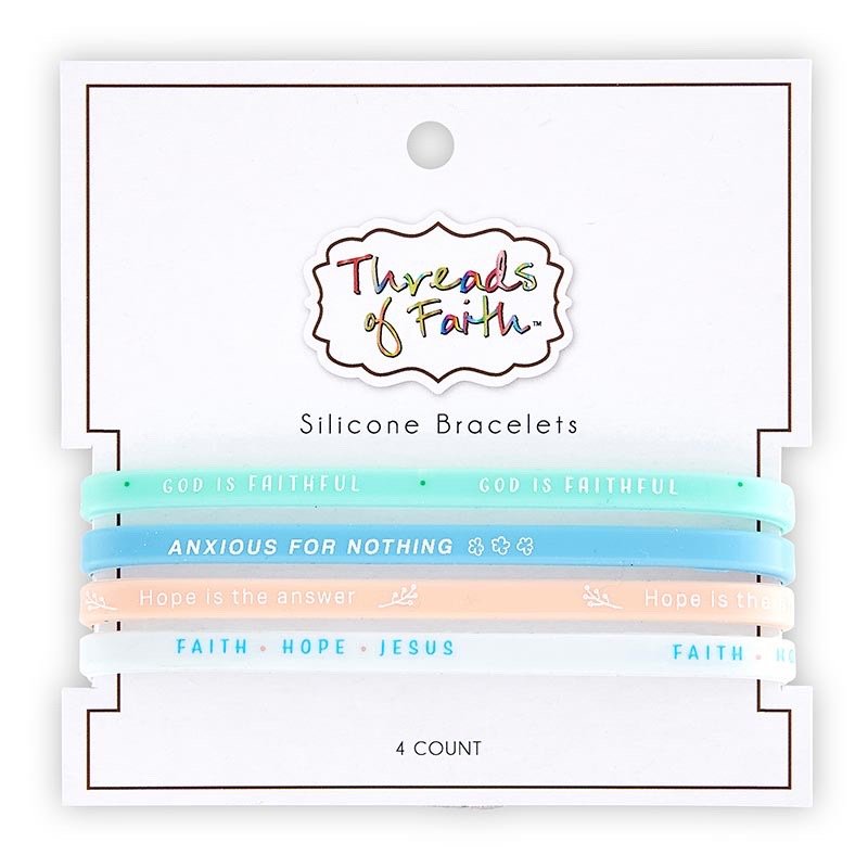 "God is Faithful" Bracelet Stack