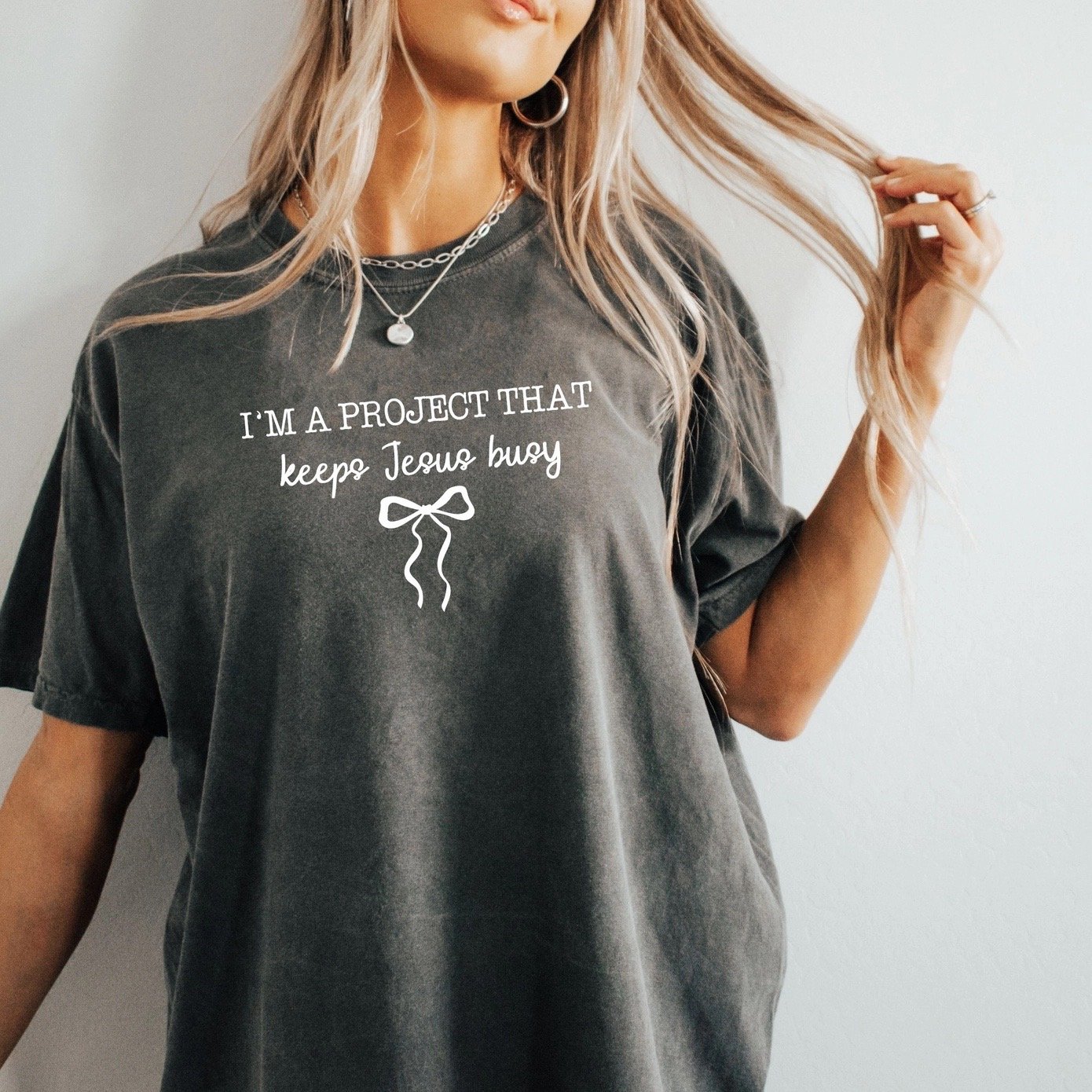 Project That Keeps Jesus Busy Tee