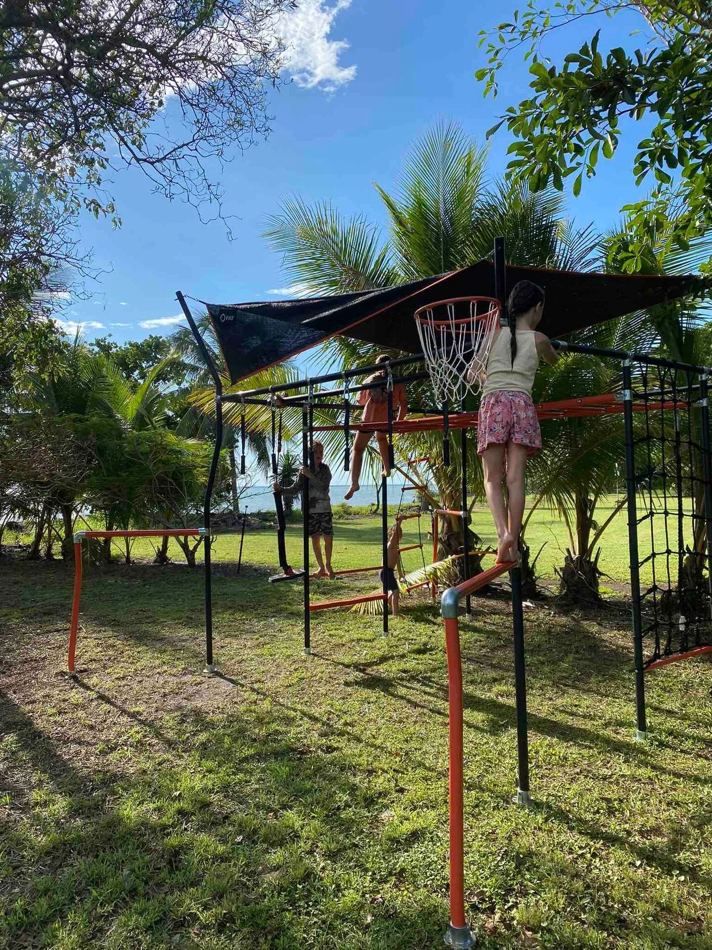 Vuly play gym at Jungle Hut in Dundee Beach