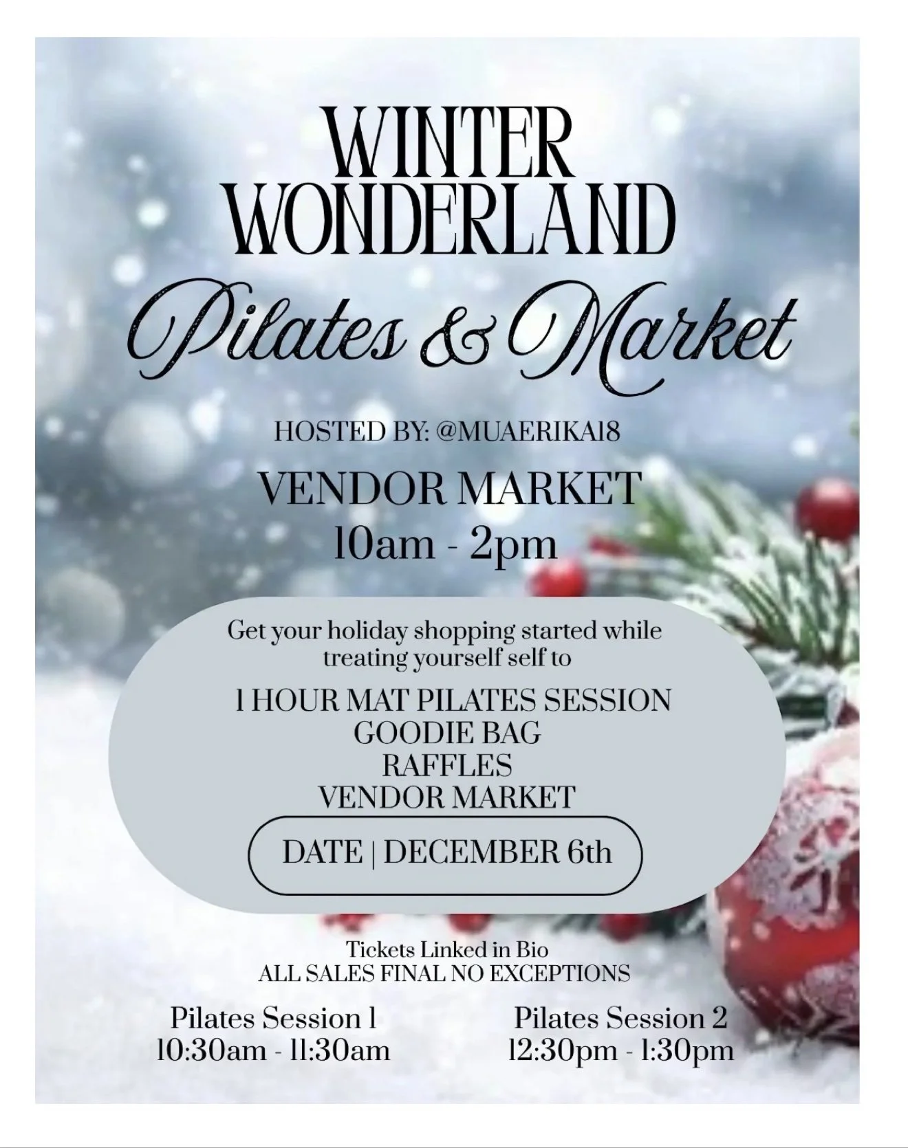 Winter Wonderland flyer