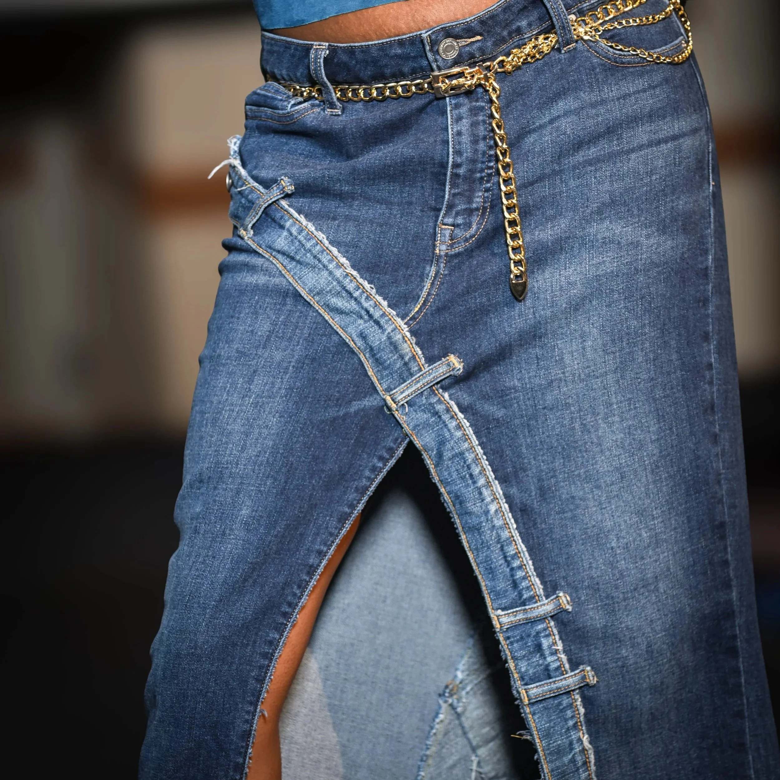 Reclaimed Rebel Maxi Skirt