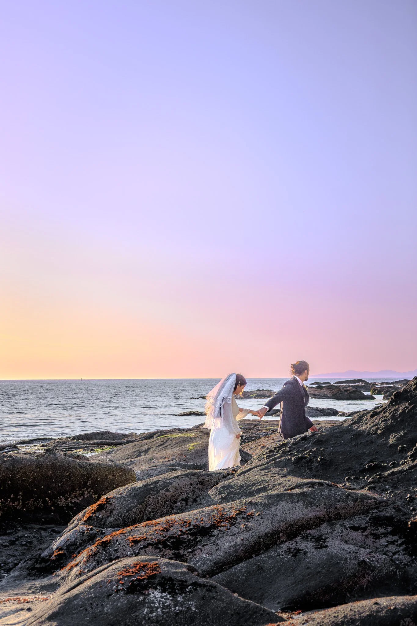 Sunset Elopement at Salt Creek Recreation Area
