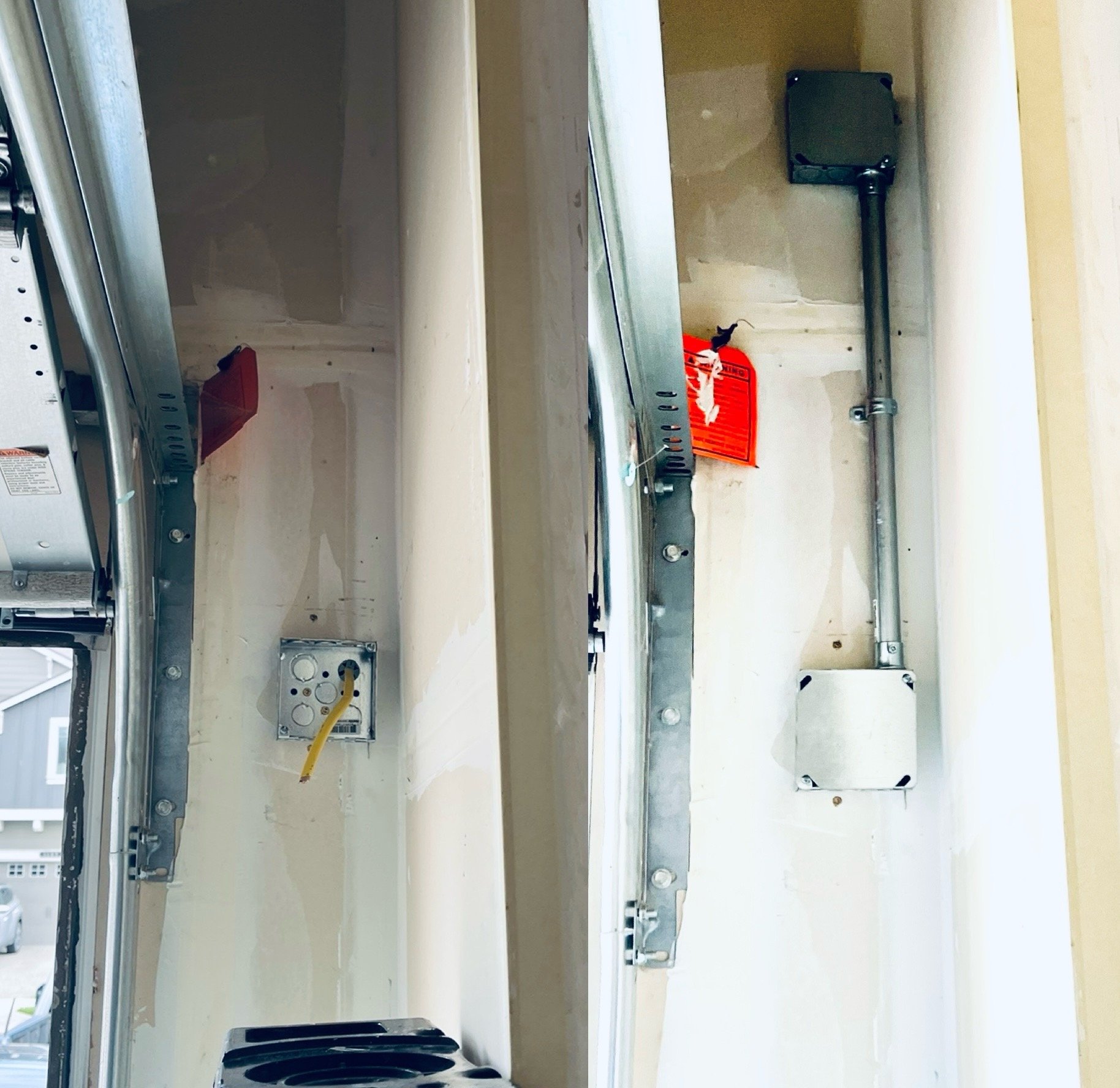 emt garage wiring conduit.JPG