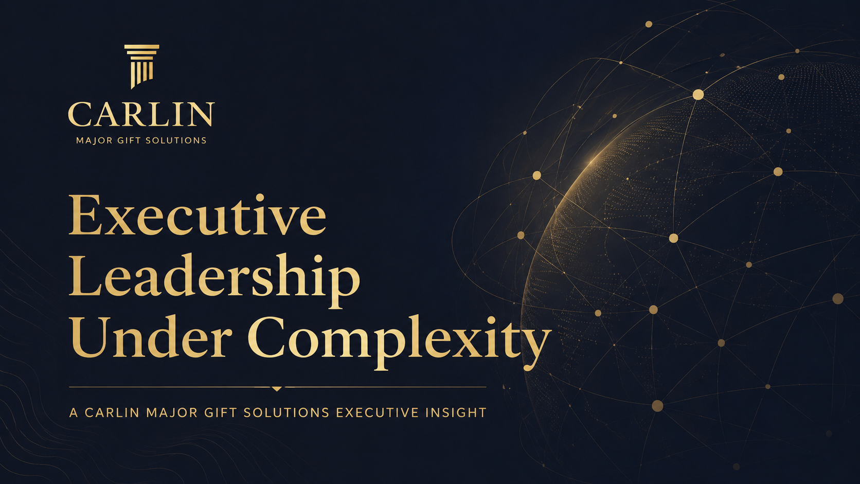 Executive Leadership Under Complexity: Leading Systems That Cannot Be Controlled