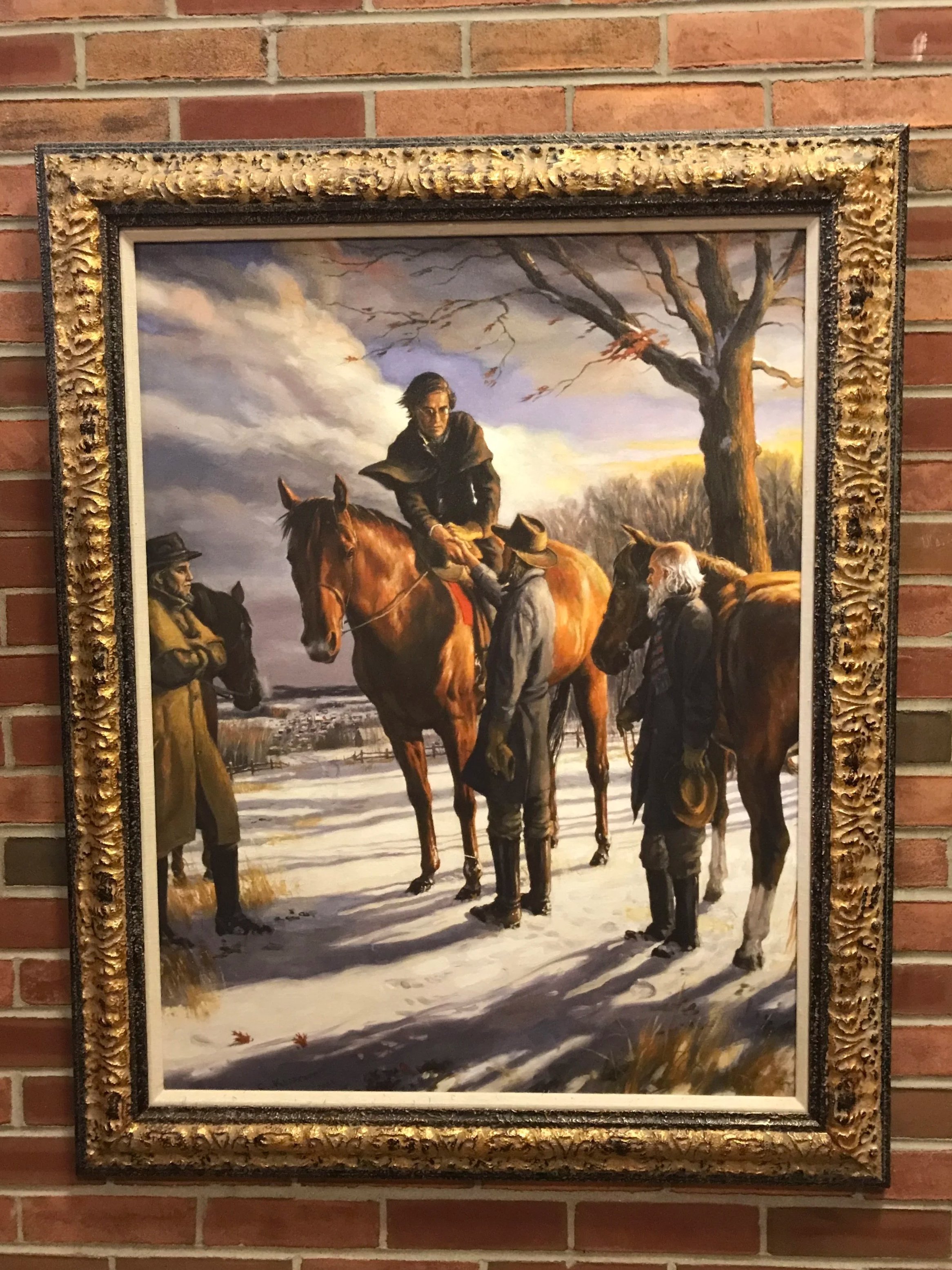 Ransom Dunn traveling Michigan on Horseback fundraising to found Hillsdale College