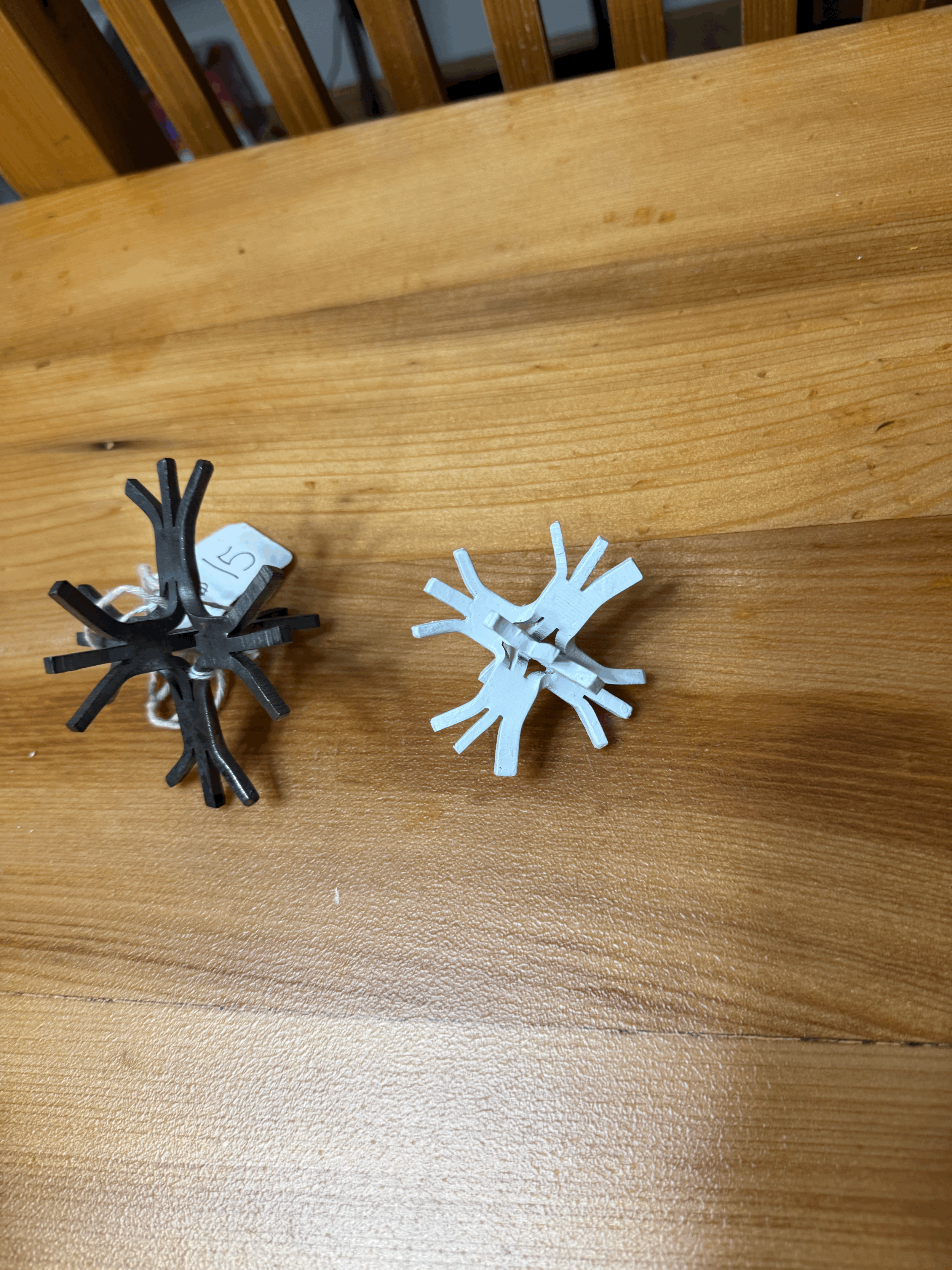 Forged Metal Snowflakes