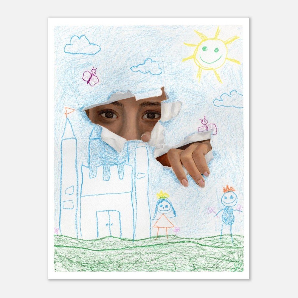 "Oh To Be a Kid Again" Print