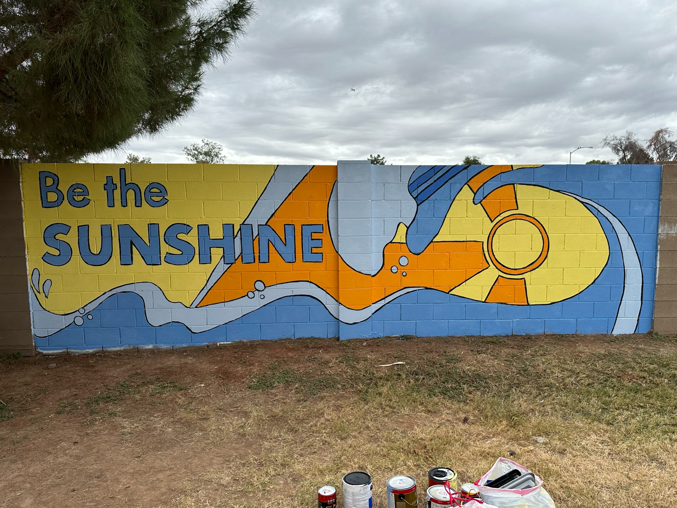 Mural for a non-profit
