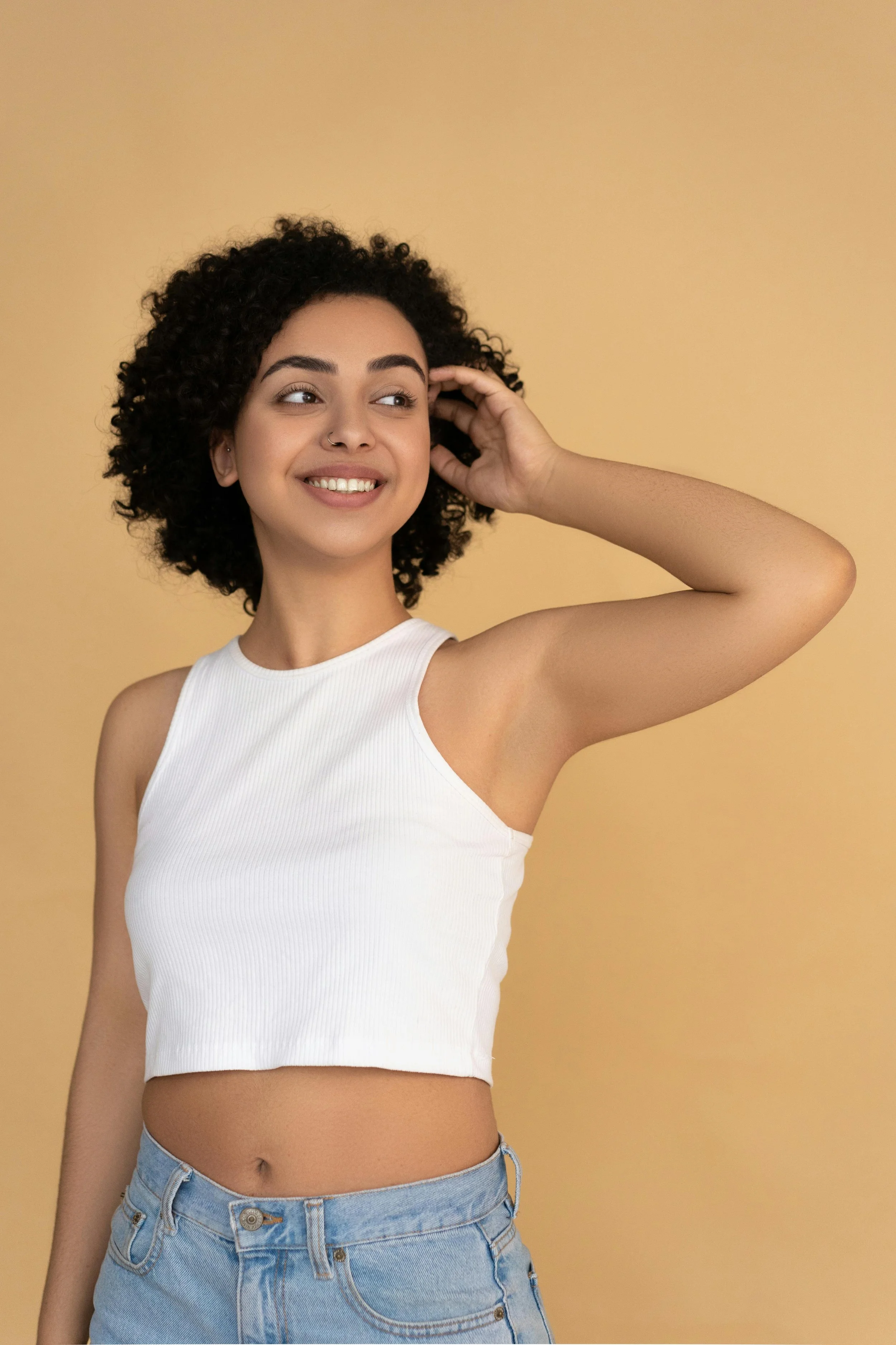 Woman happy to be using hormone free birth control