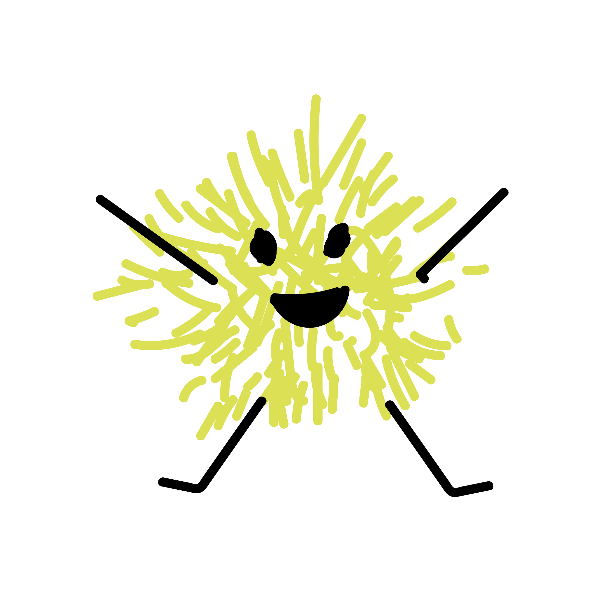 A neon green doodle jumping for joy after finding a therapist for neurodivergent adults in Conway, AR