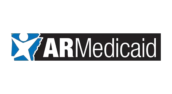 Logo of ARMedicAid with a stylized blue and purple medical cross and text 'ARMedicAid'