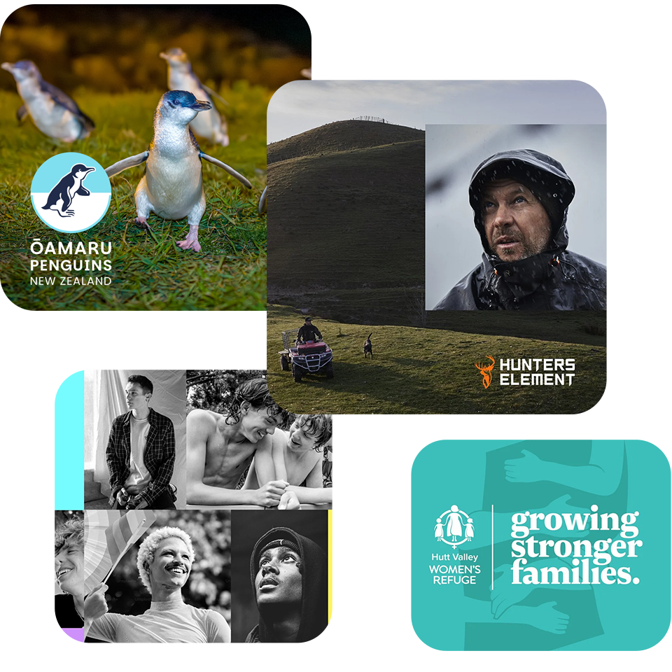 A collage of images showcasing Kate's work