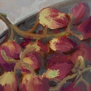 'Grapes' 4x4 Art Print