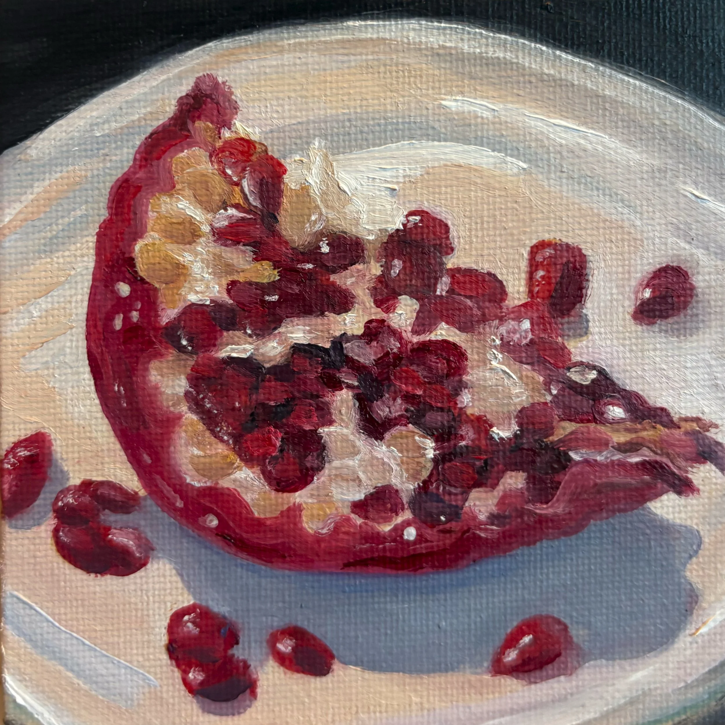 'Pomegranate' 4x4 Art Print