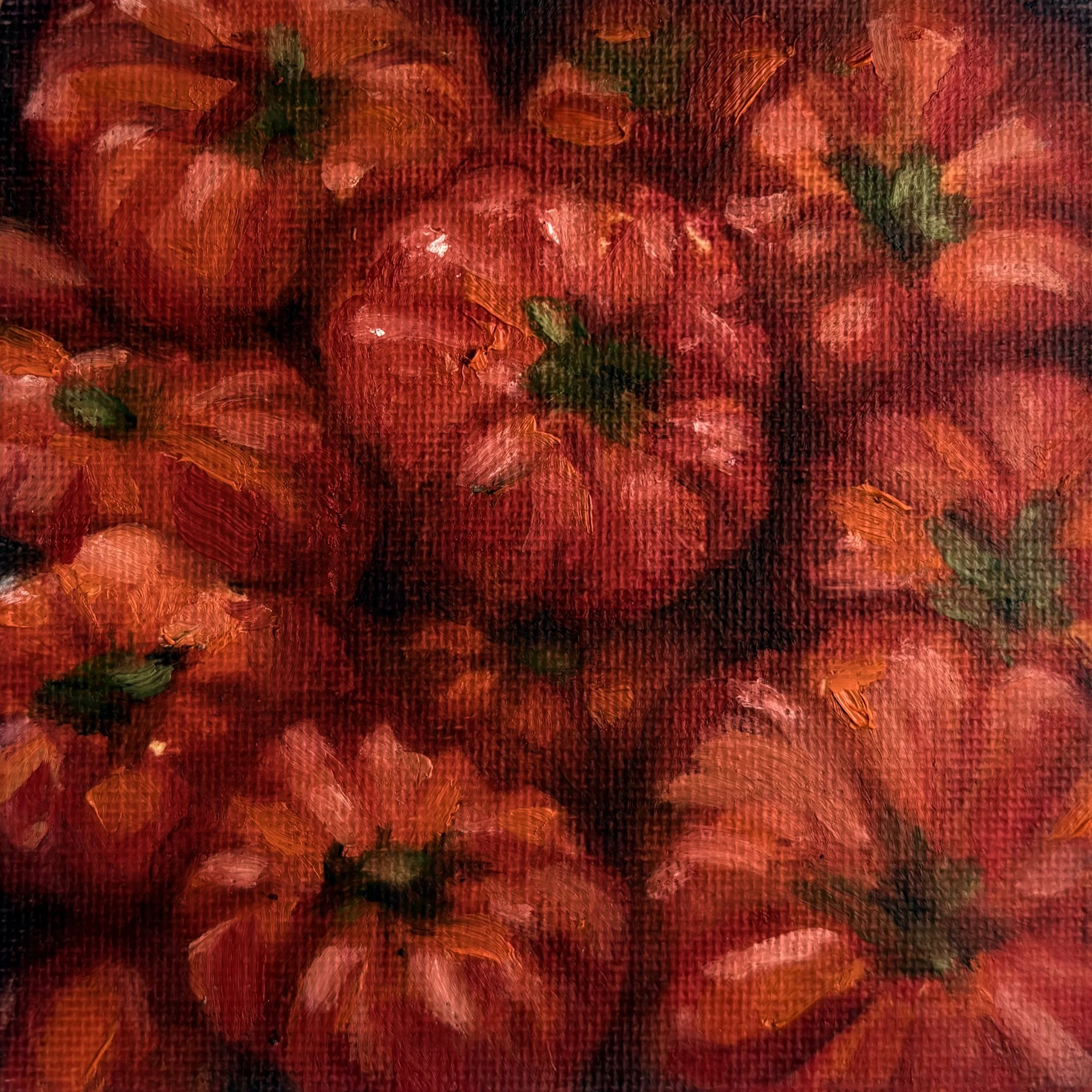'Tomatoes' 4x4 Art Print