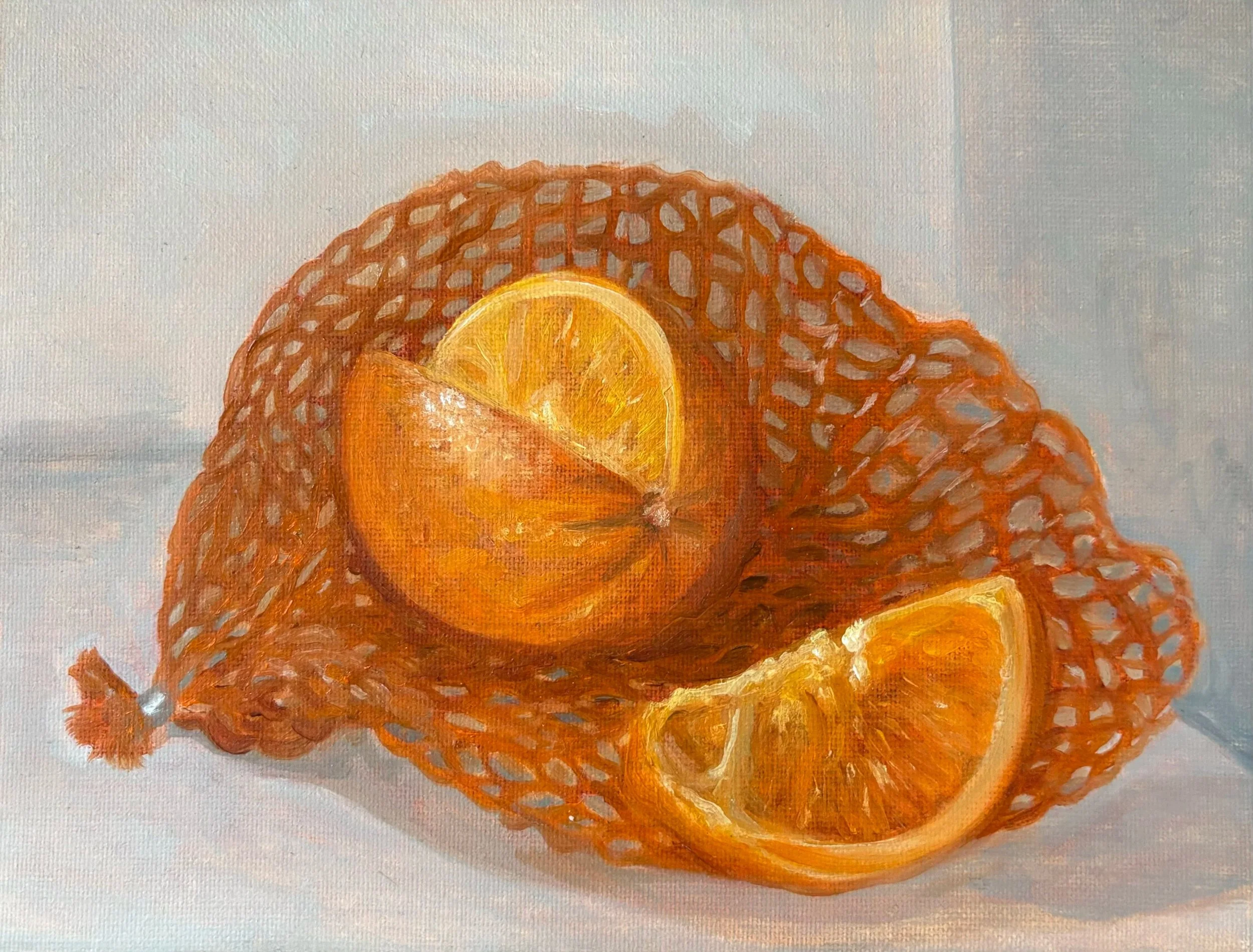 Oranges - life study 8x10 Art Print