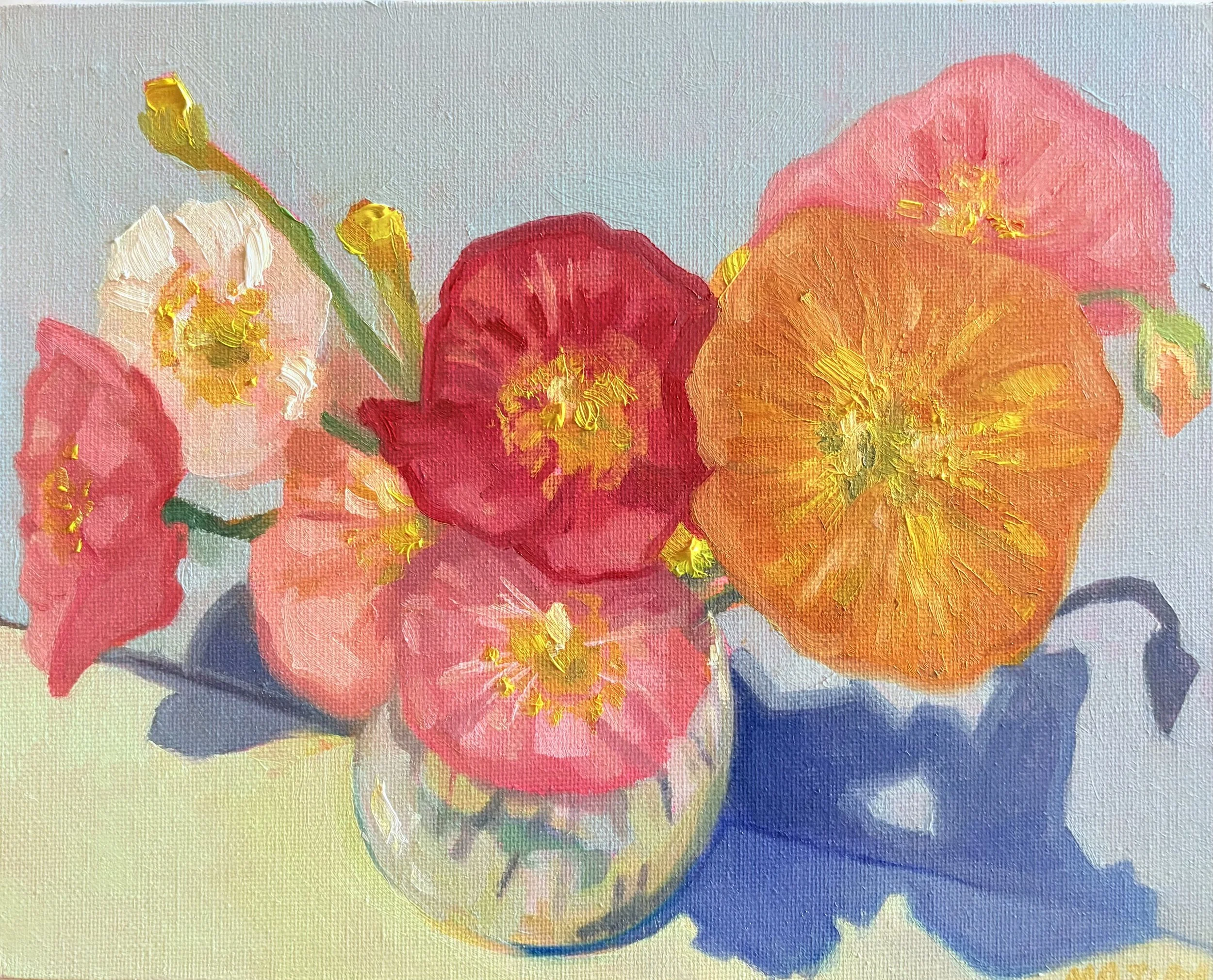5 x 7 print poppies