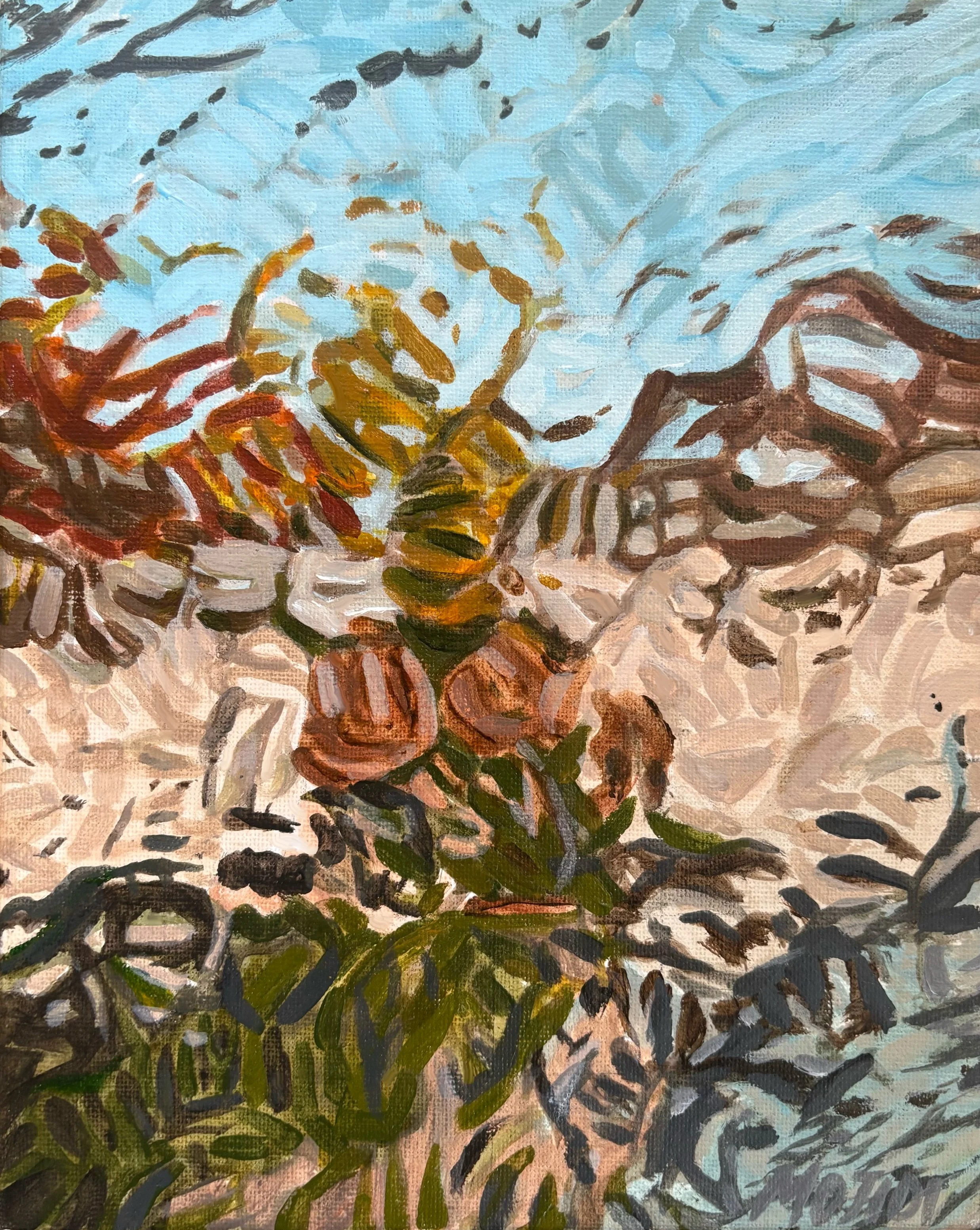 Through the window - 8x10 Art Print