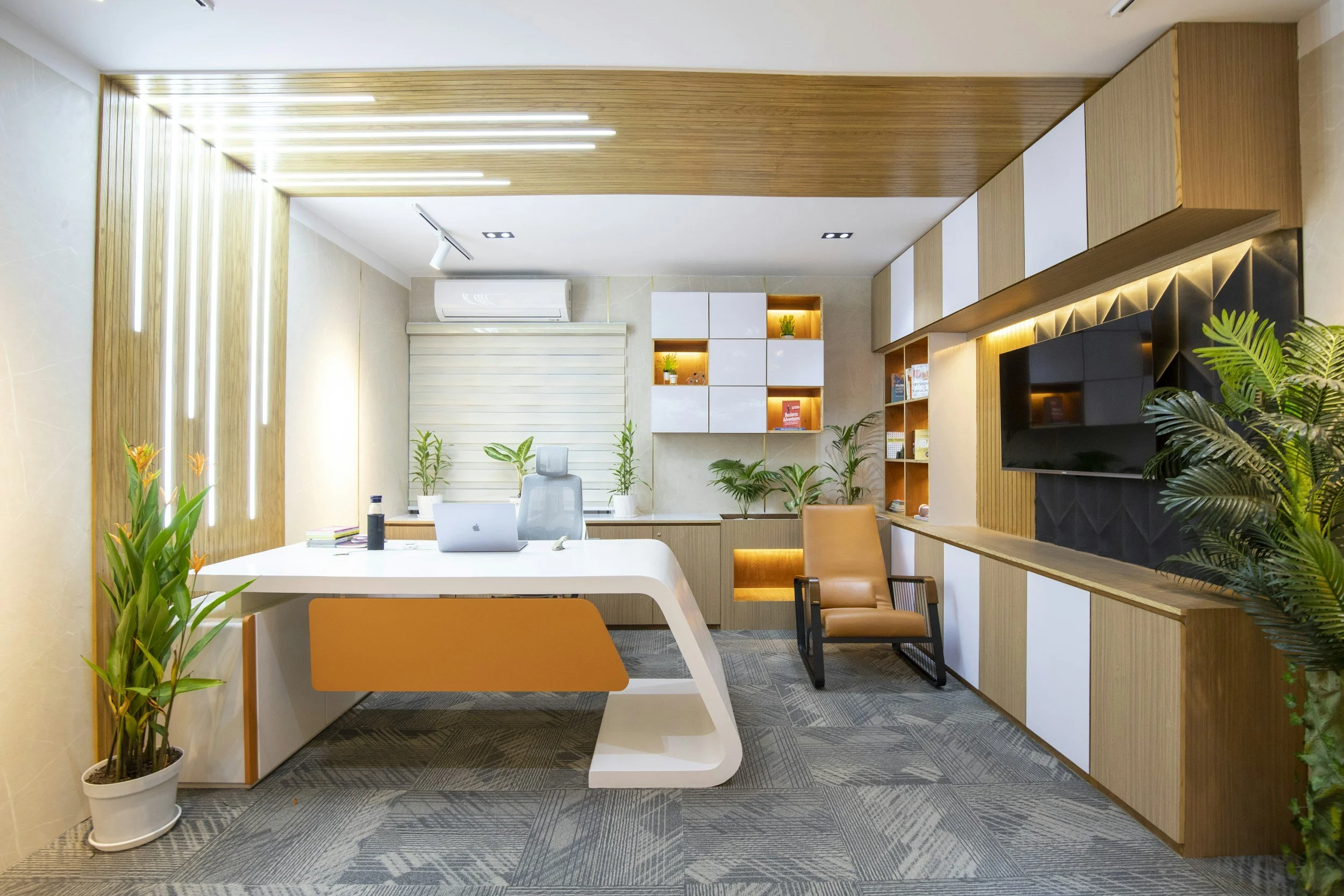 ADHD assessment online Australia in a calm home office setting with natural light and minimalist decor.