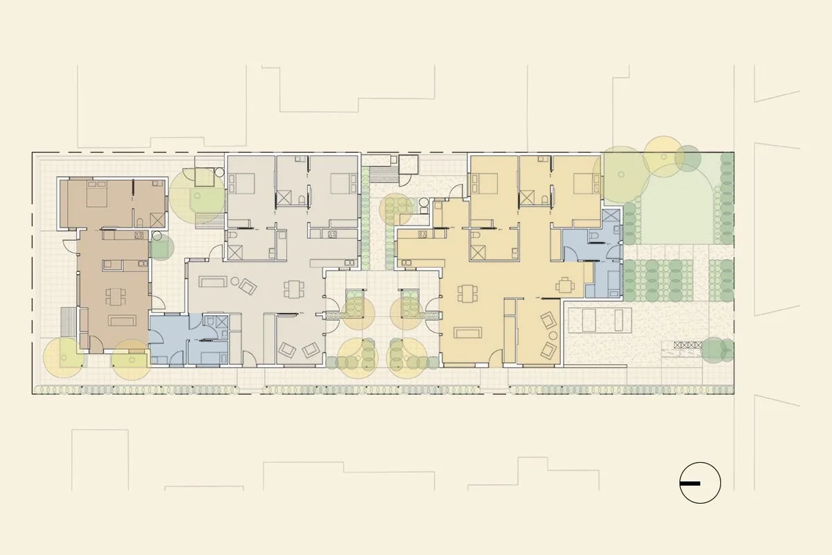 Floor plan of Heidelberg Heights Specialist Disability Accommodation.