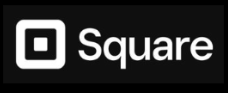 Square logo with black background and white geometric icon.